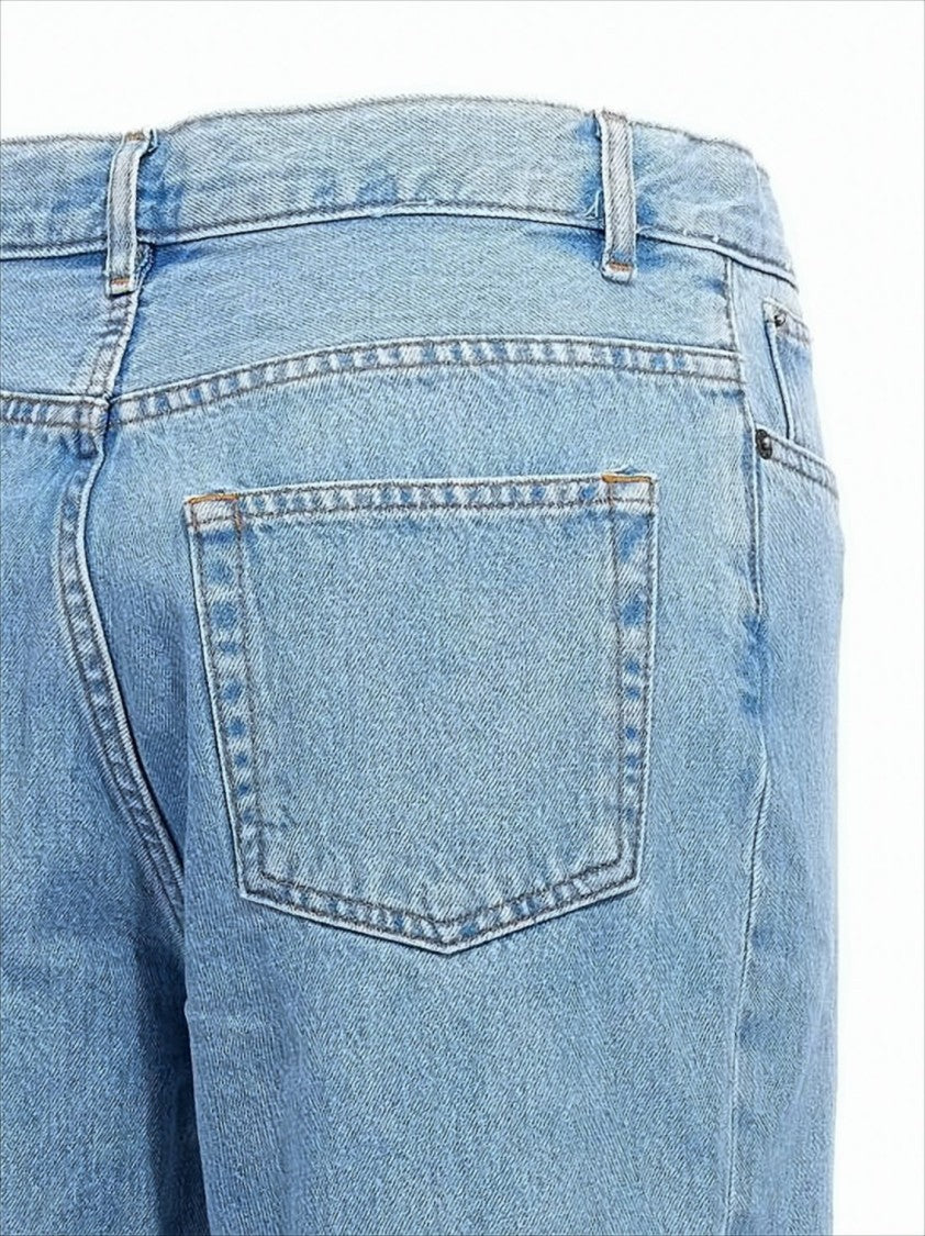 Classic Straight-Leg Denim Pants