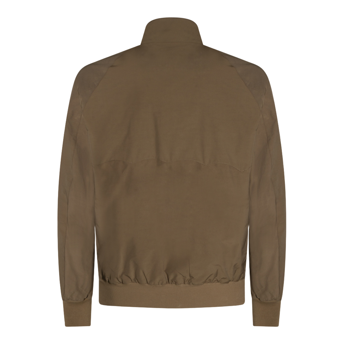 Brown Casual Jacket With High Stand Collar