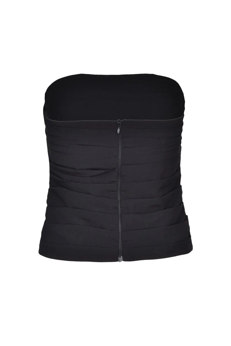 Linen Top - Black