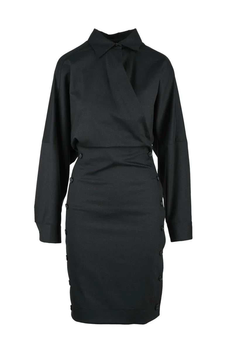 Fitted Dress - Grey