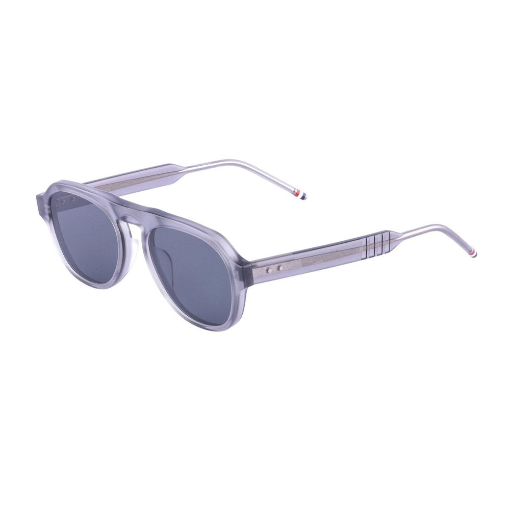 Pilot-Shape Eyewear In Transparent Satin Grey Acetate Ues416A - G0002