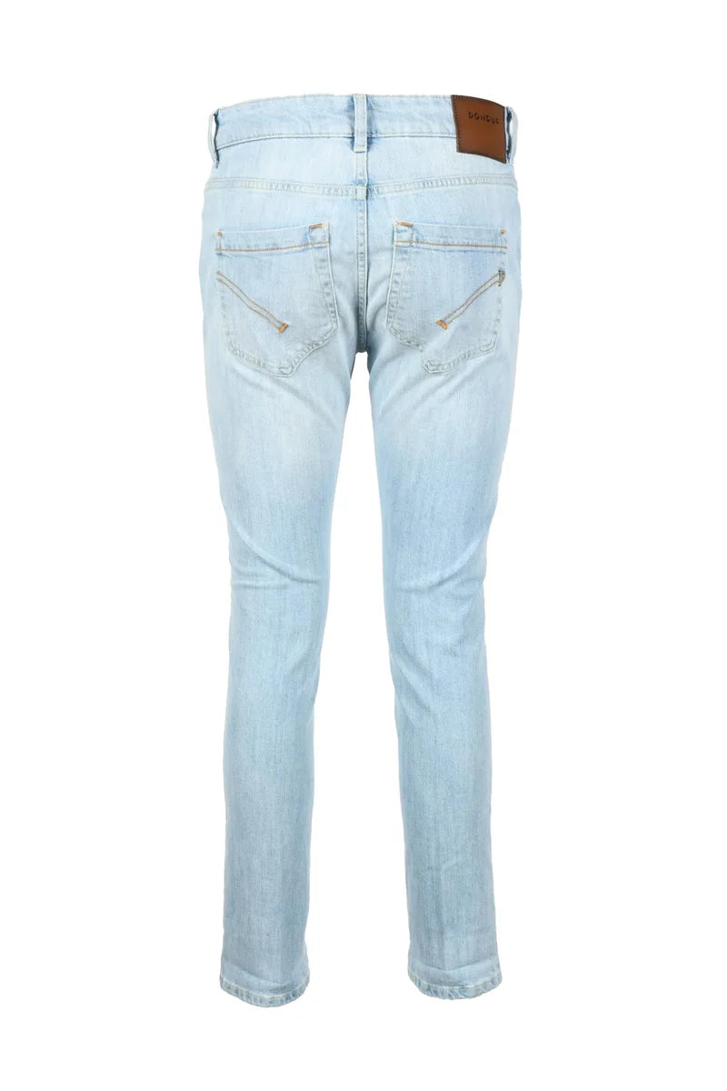Cotton Stretch Jeans - Light Blue
