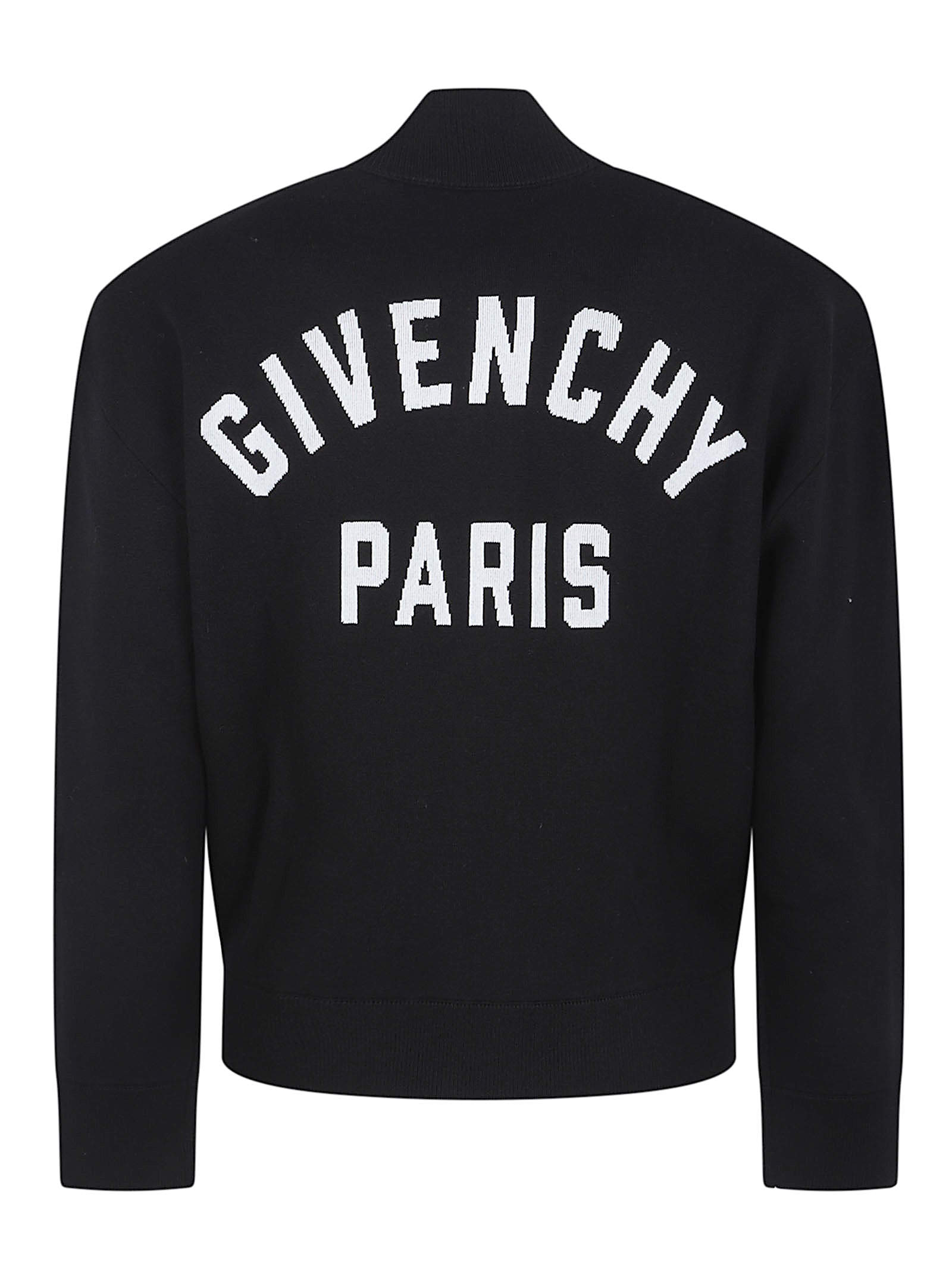 Zip-Up Sweater With Couture Seam
