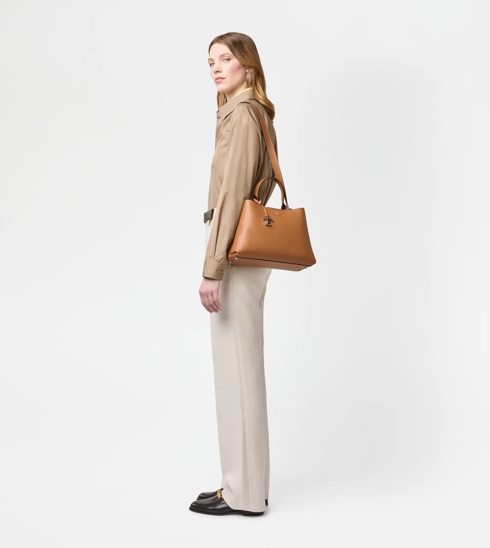 Dark Kenia Apa Top Handle Small Bag