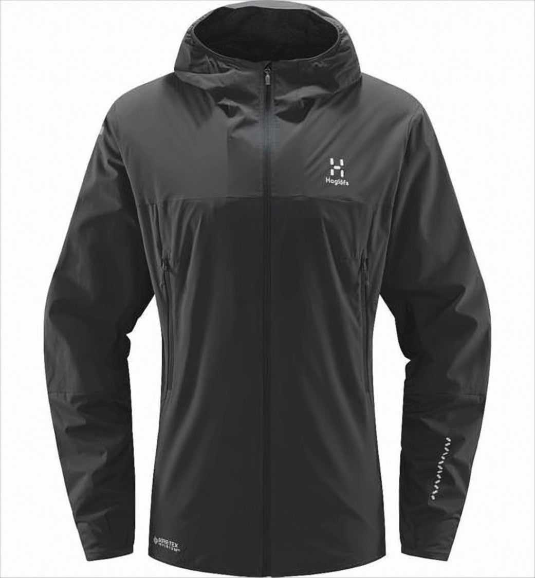 Lightweight Black Jacket with Hood