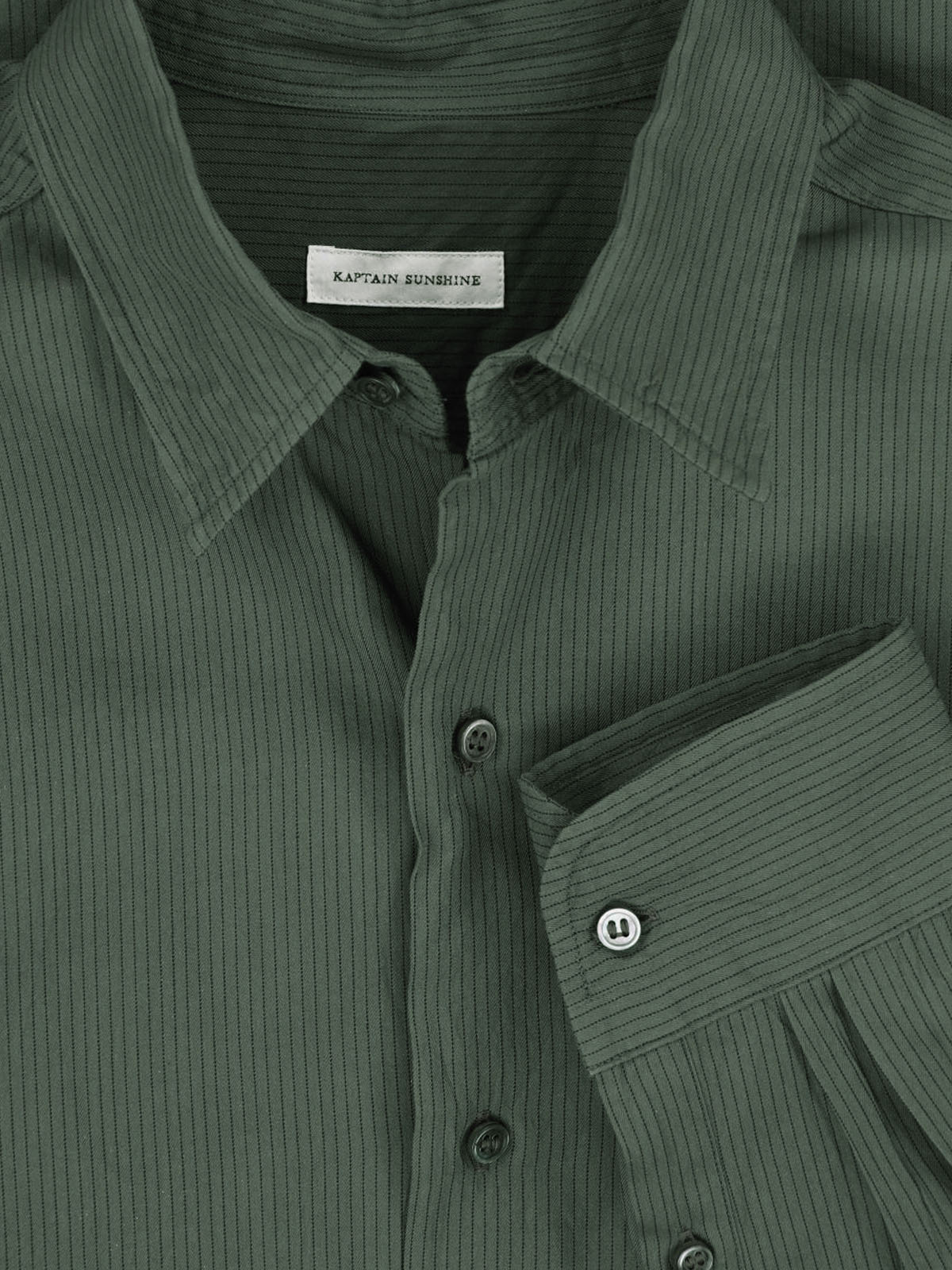 Multicolor Subtle Striped Cotton-Silk Shirt