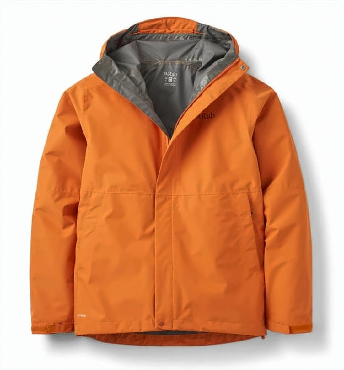 Vibrant Orange Hooded Jacket