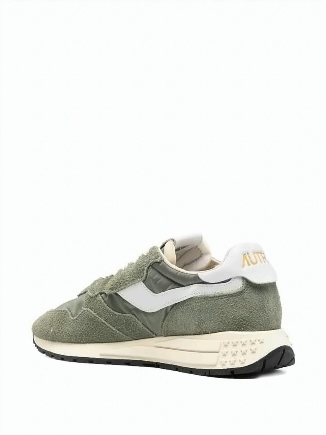 Textured Low-Top Sneakers with Suede