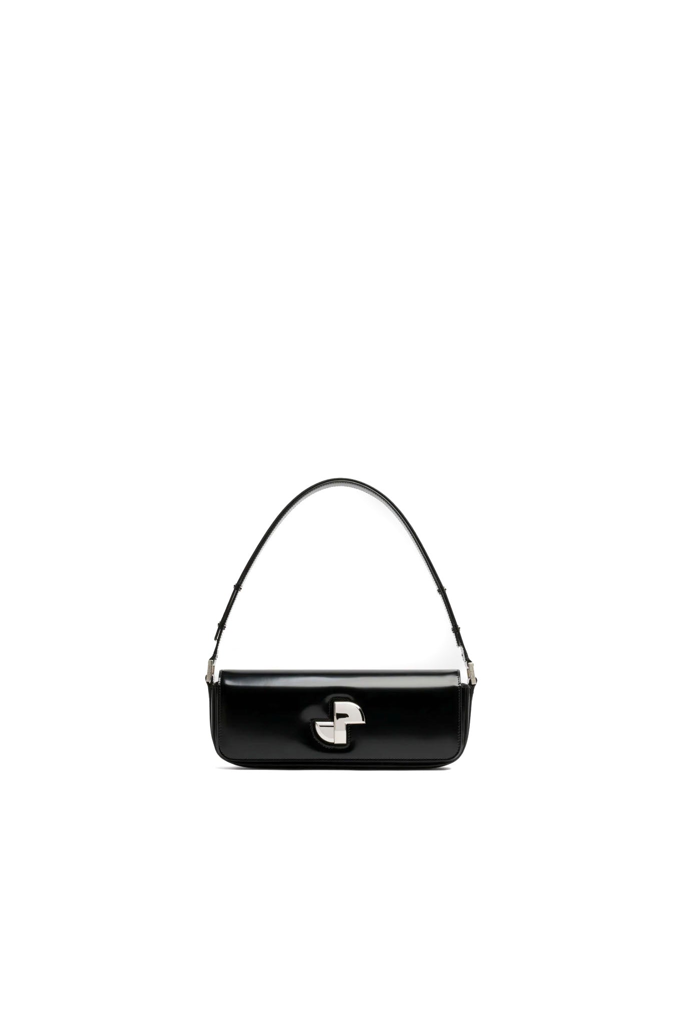 Glossy Leather Day Bag