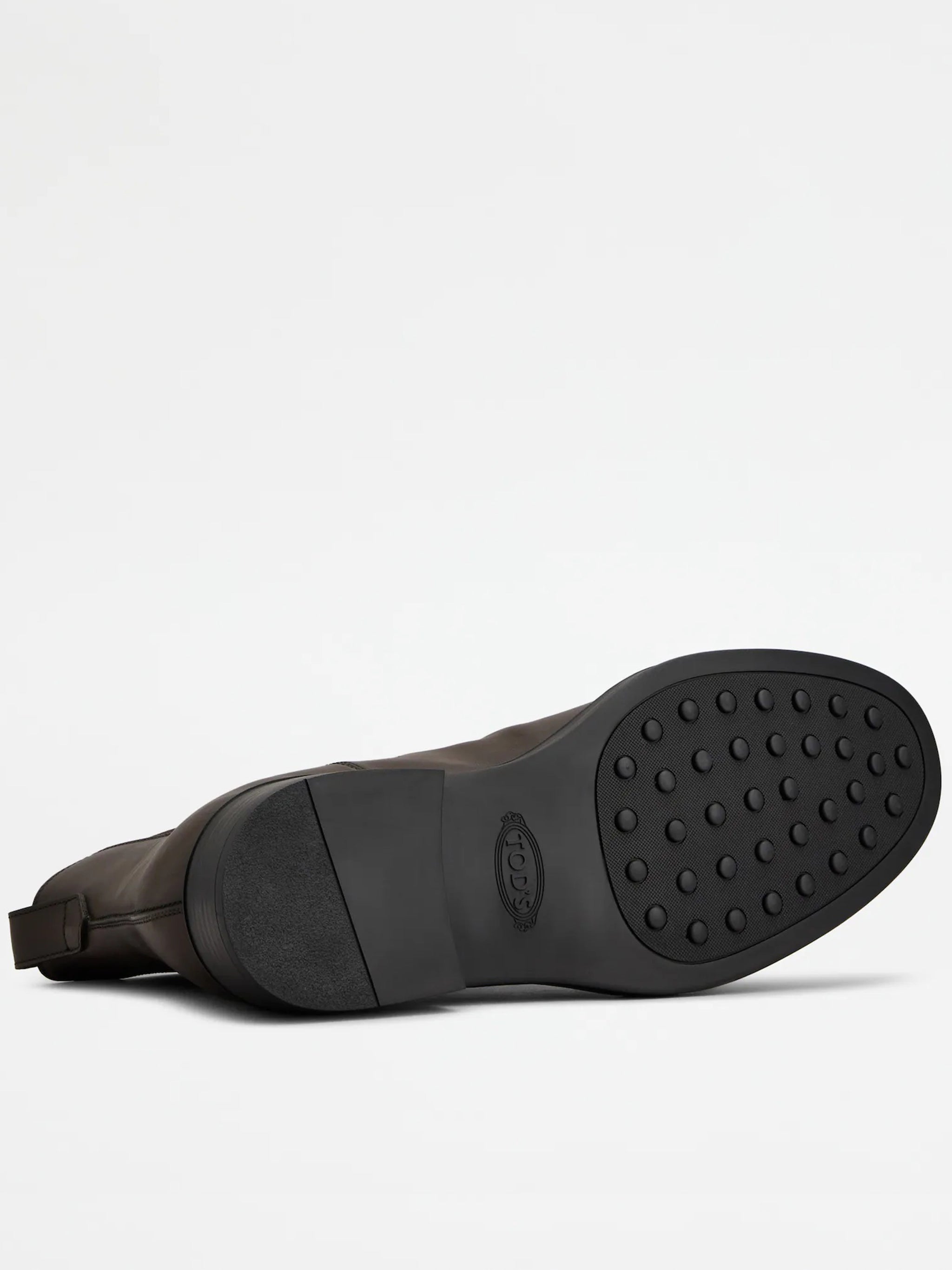 Black Stivaletto Smooth Leather Ankle Boots