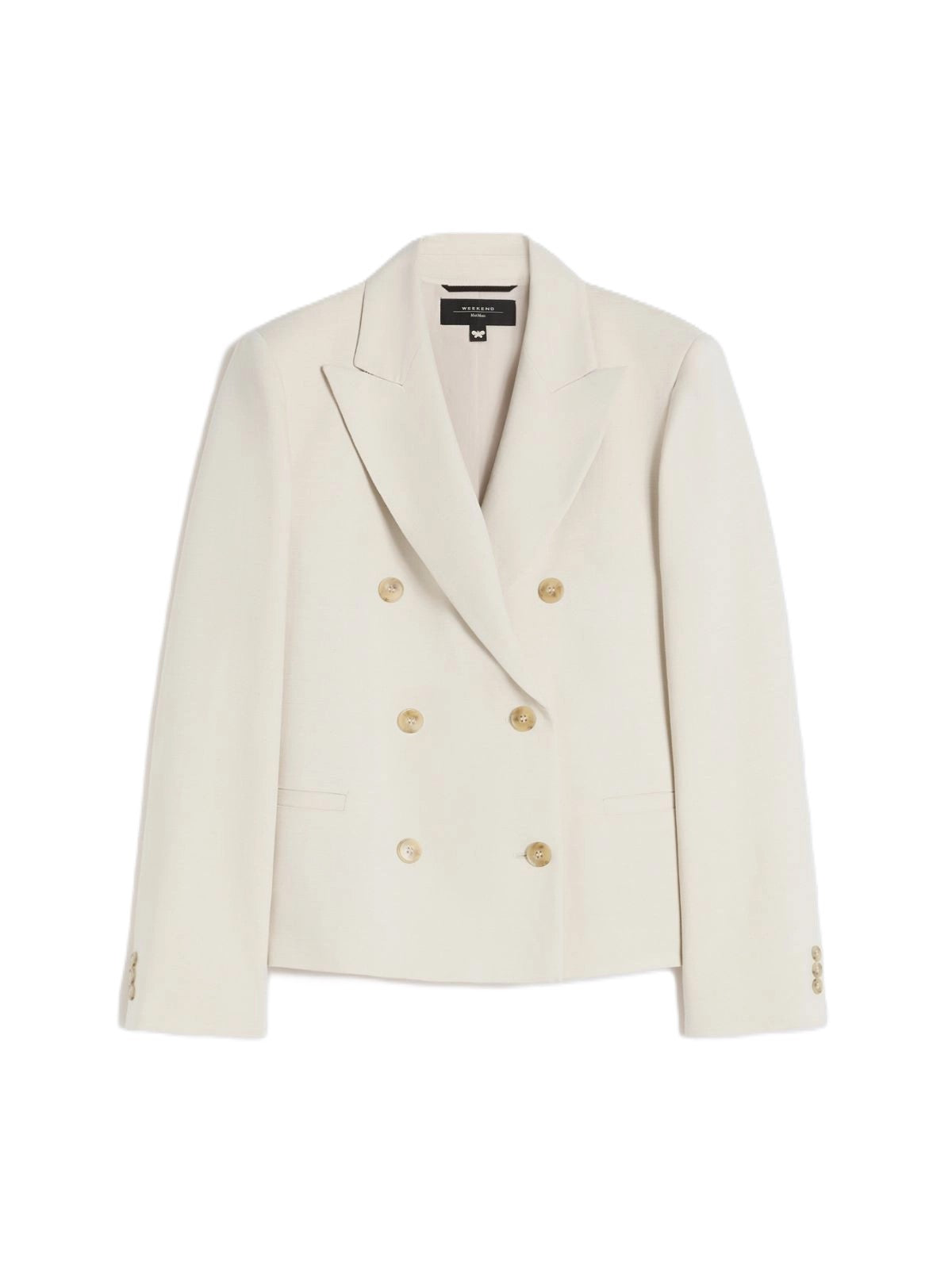 Tailored Double-Breasted Blazer with Wide Lapels