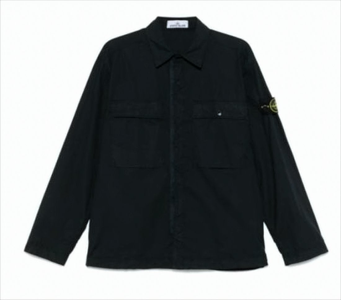 Long-Sleeve Shirt with Concealed Placket