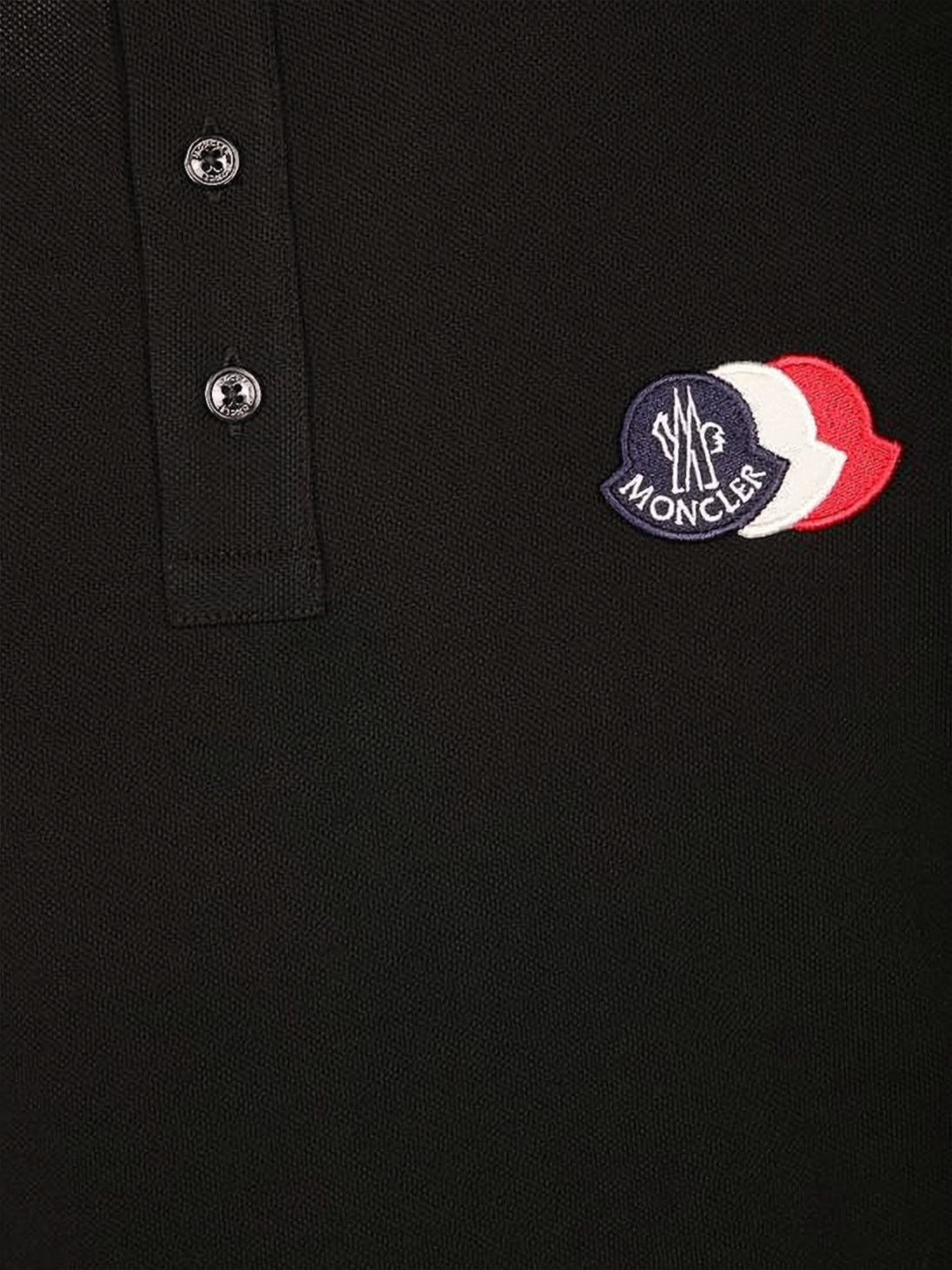 Fitted Black Polo Shirt With Classic Collar