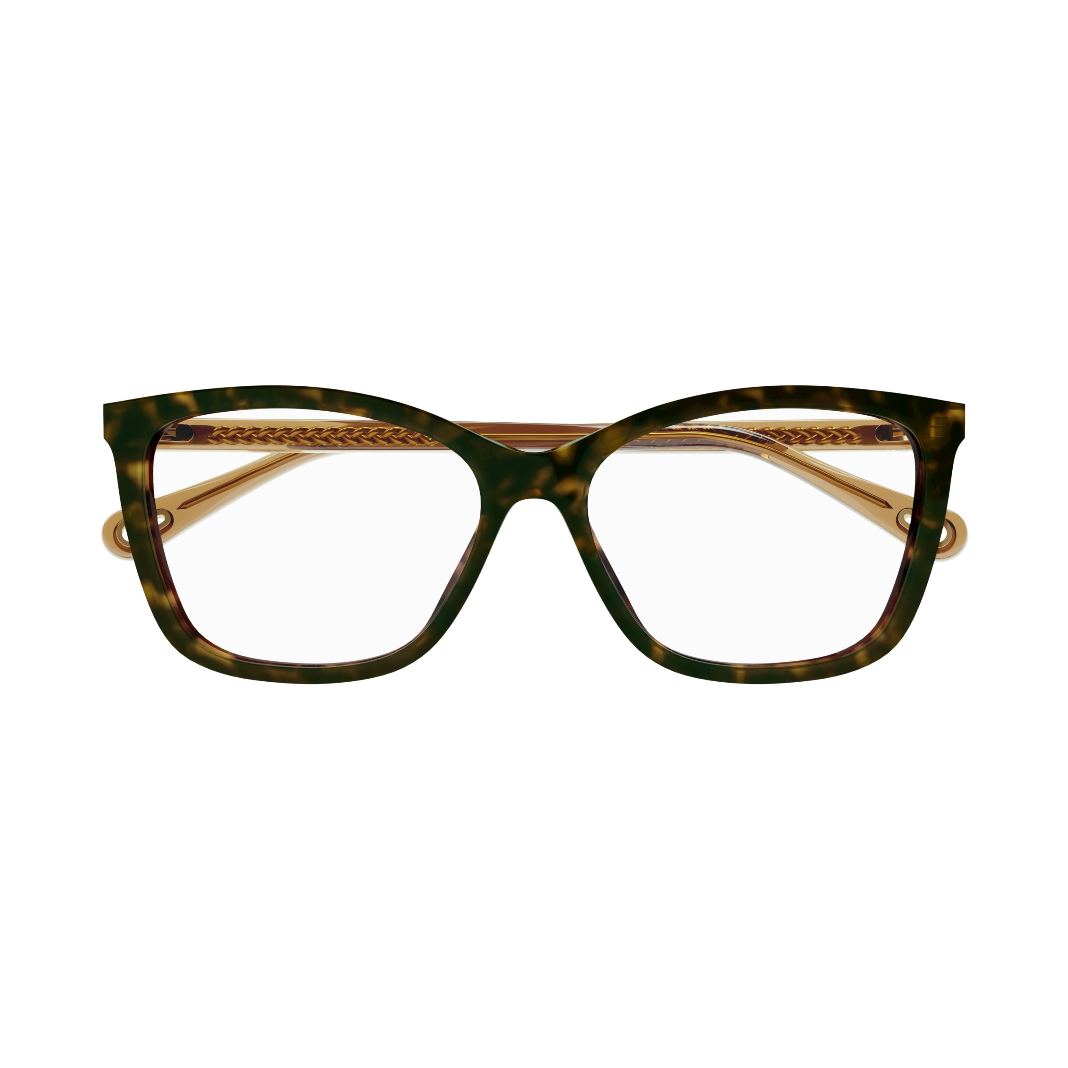Ch0118o Square Tortoiseshell Eyeglasses