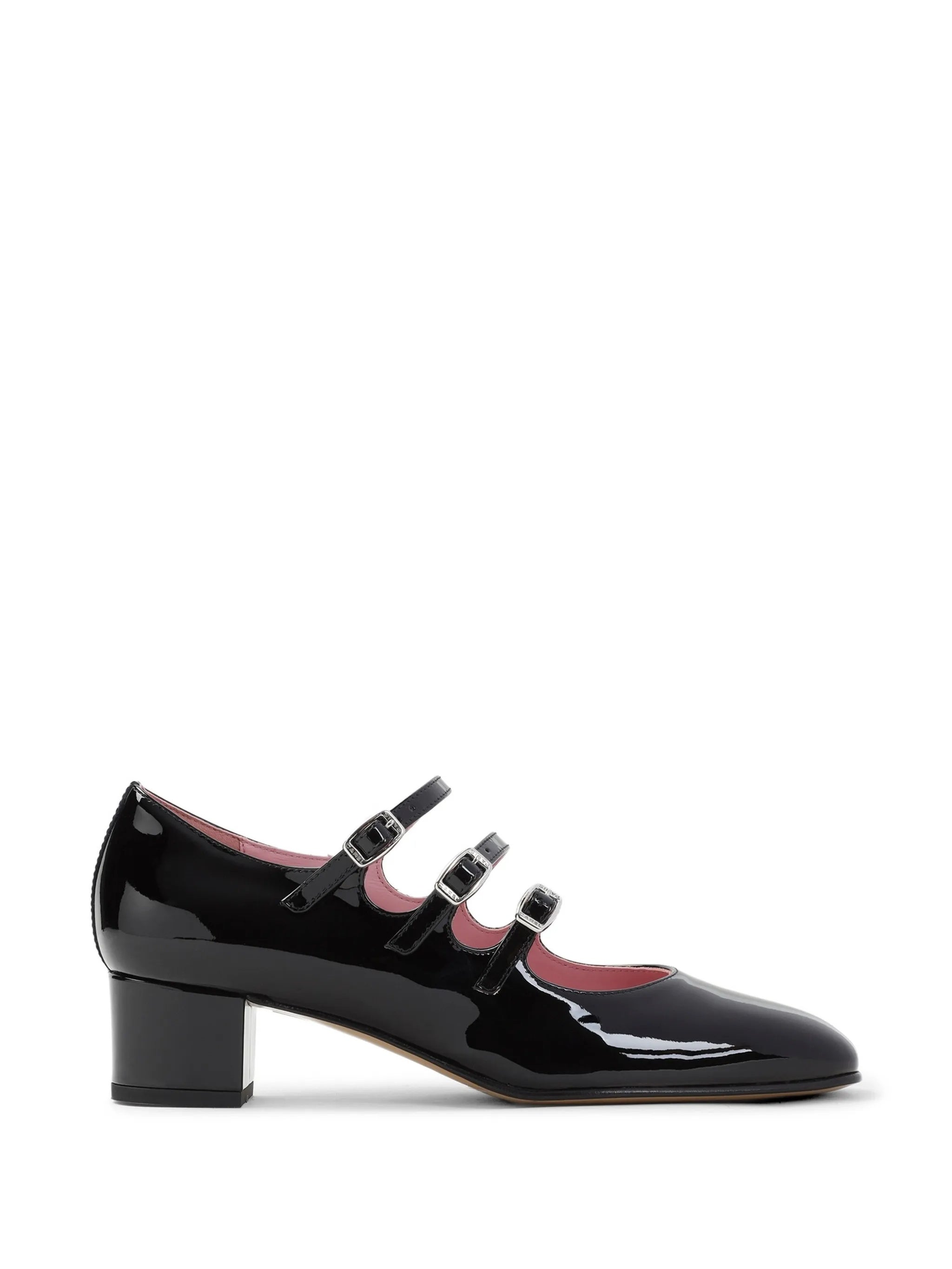 Kina Patent Leather Block Heel Shoes
