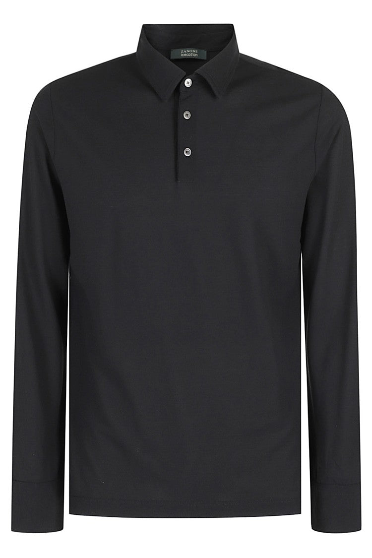 Icecotton Polo Polo With Buttoned Cuffs