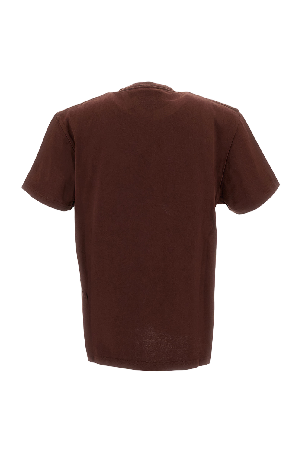Cotton Crew-Neck T-Shirt With Bold Logo Detail