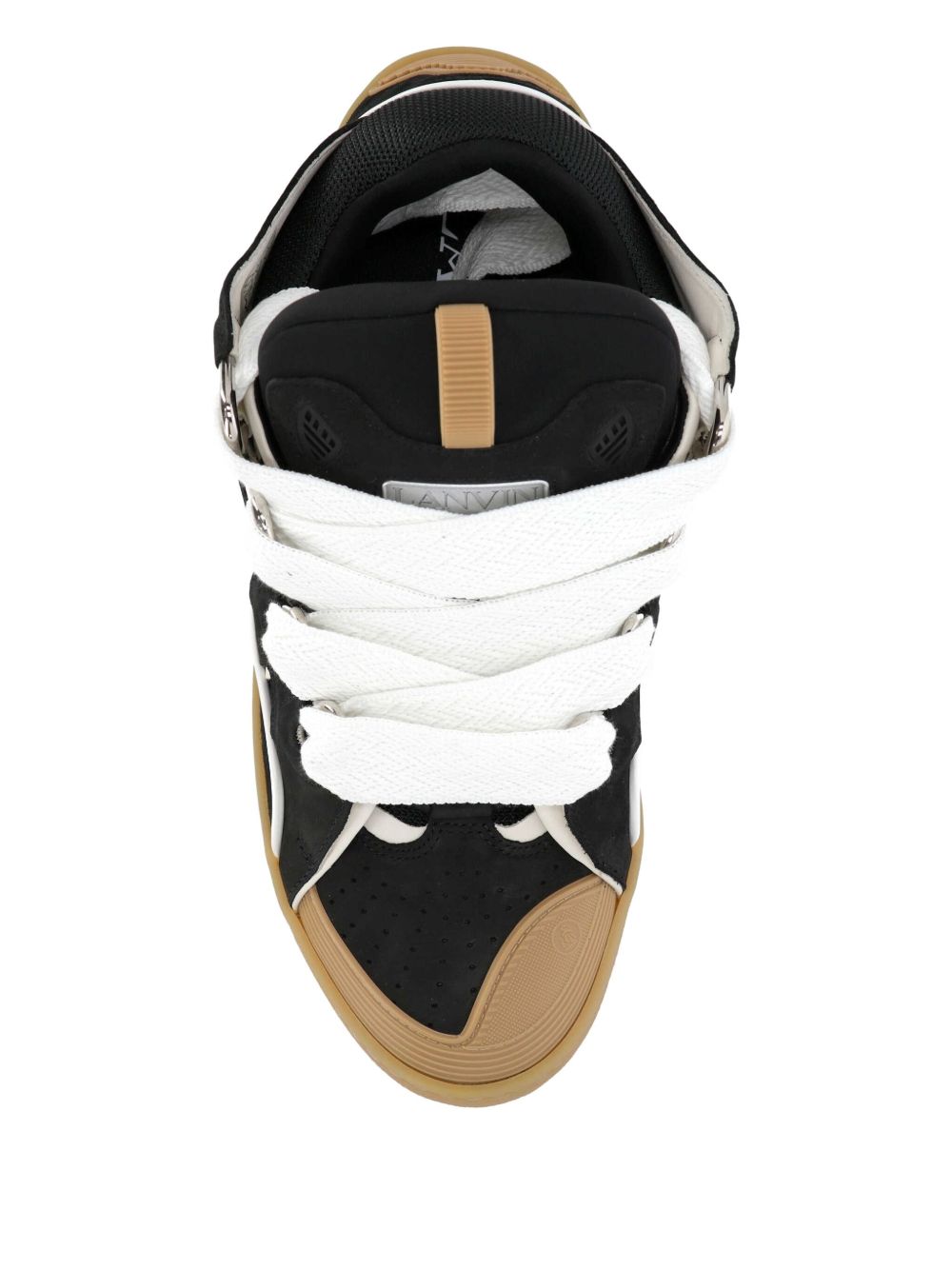 Low-Top Sneakers with Wave Detail