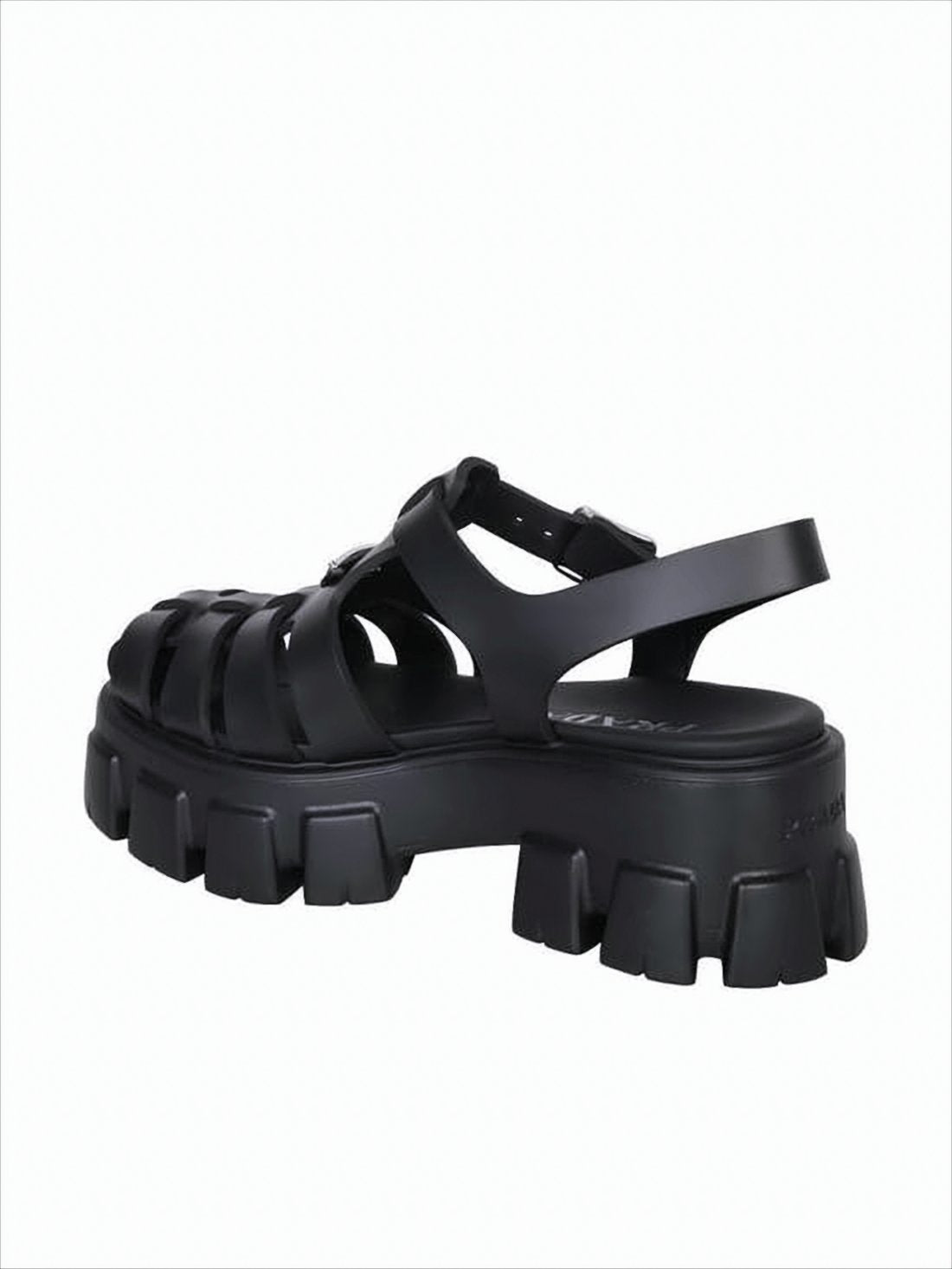 Strappy Sandals with Rugged Sole