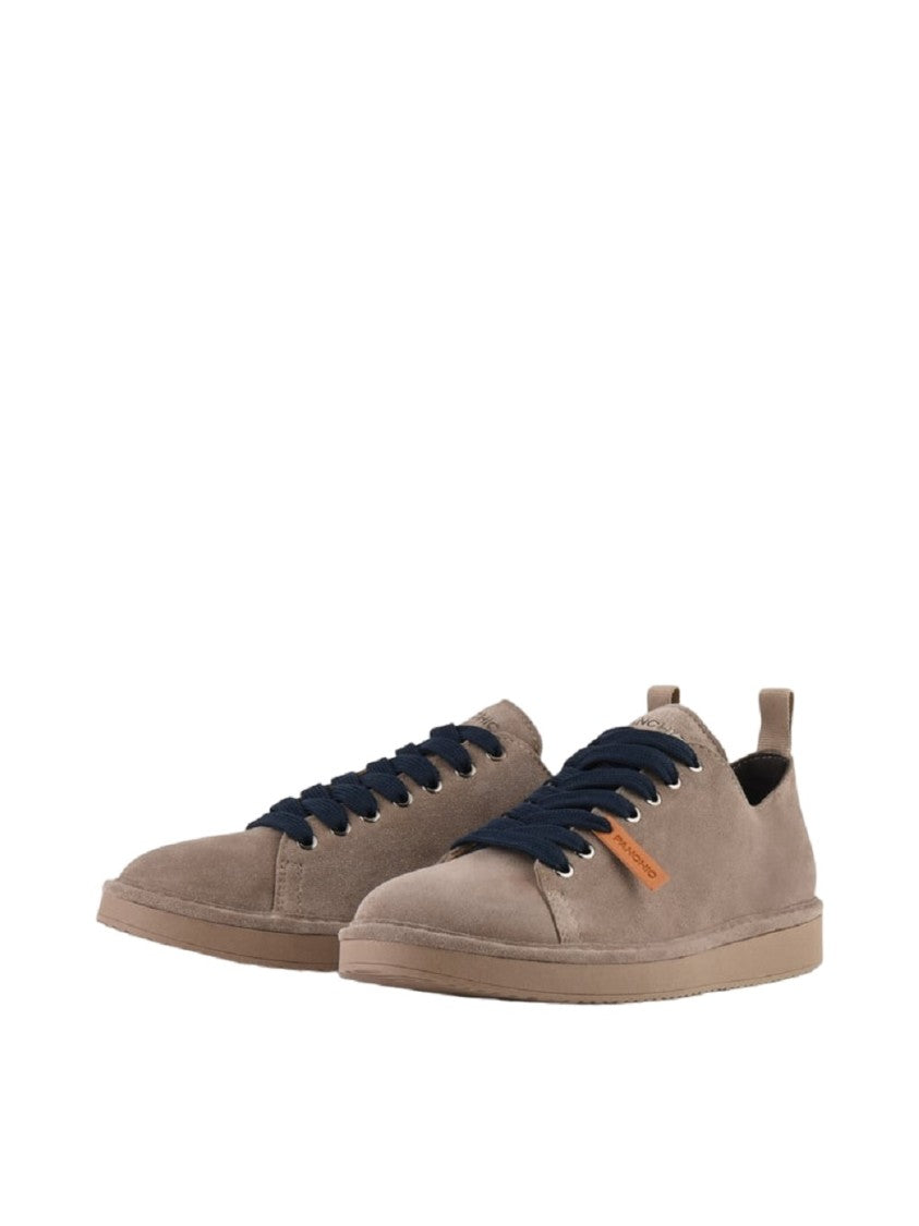 Sneakers with Leather and Microfibre Lining