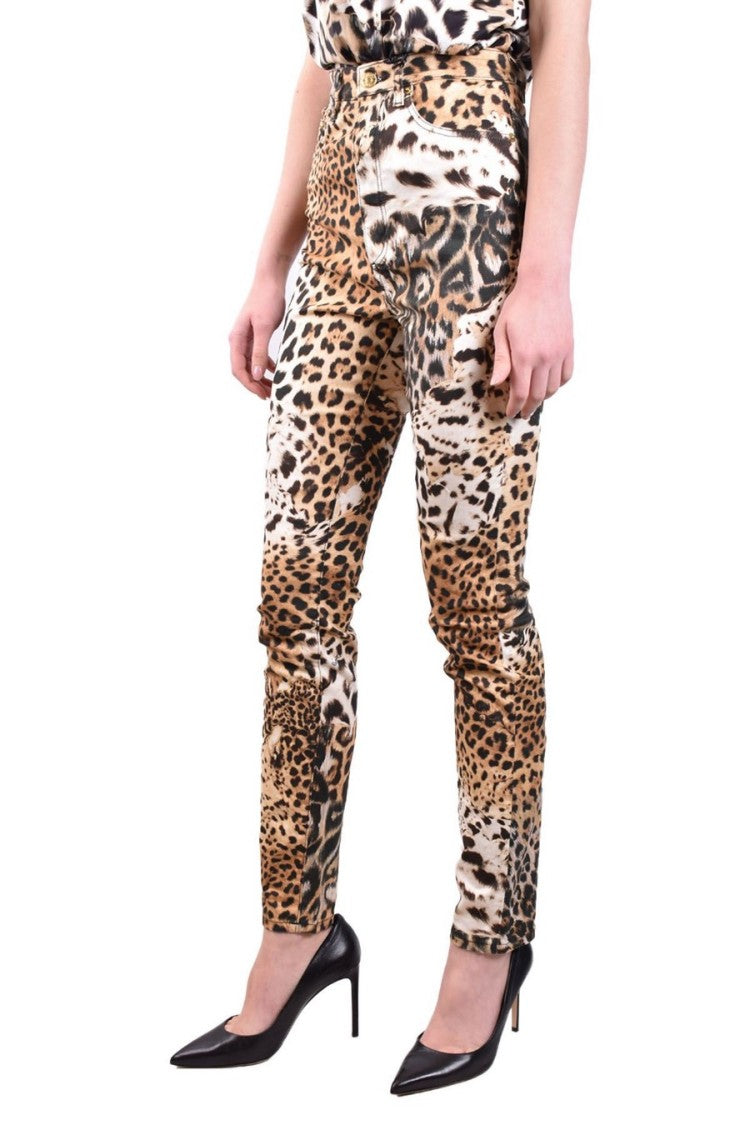 Beige Cotton Trousers