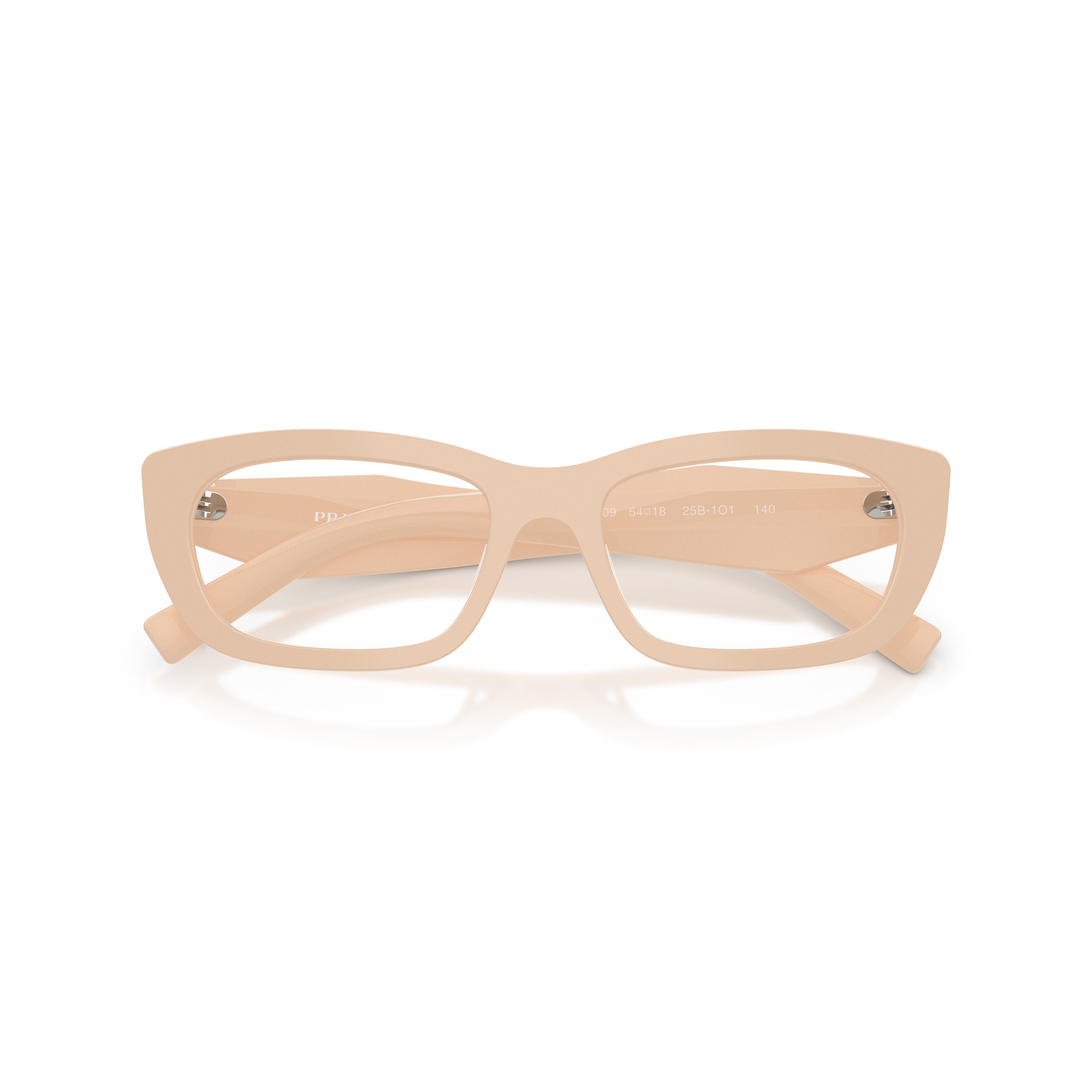 0pr D09v Rectangular Beige Acetate Sunglasses