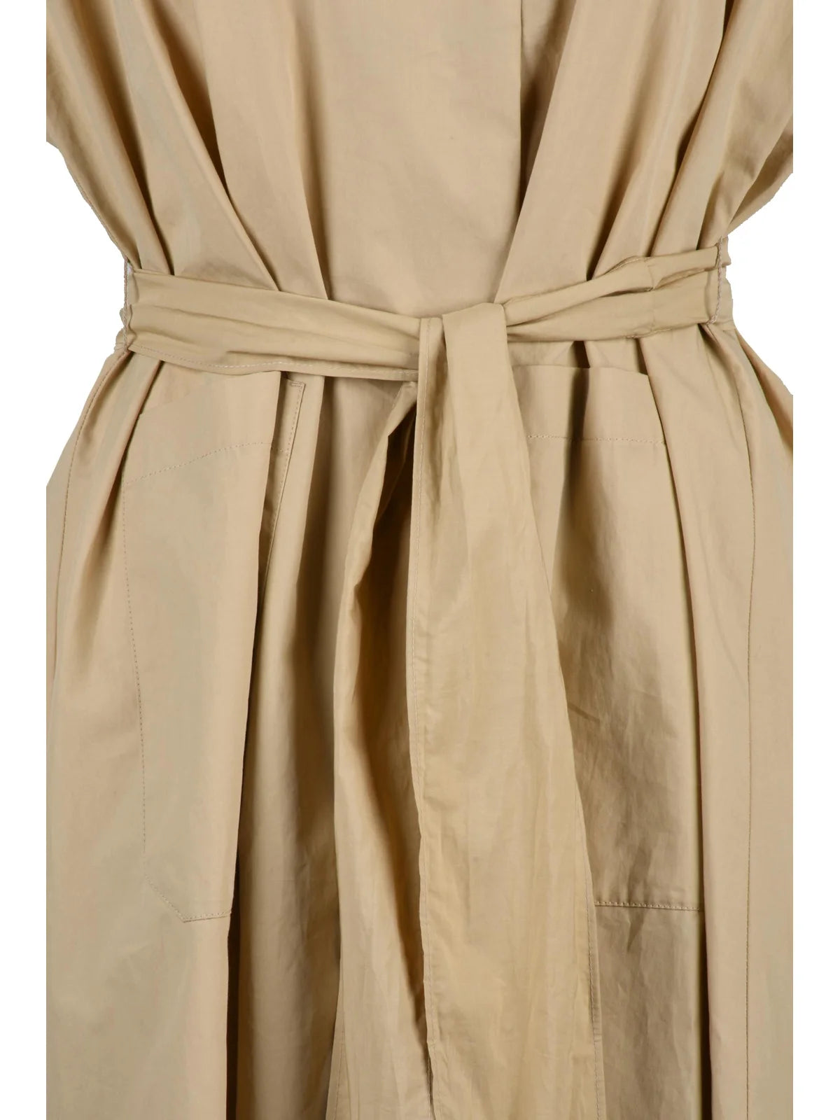 Beige Mitico Cotton Tunic Dress