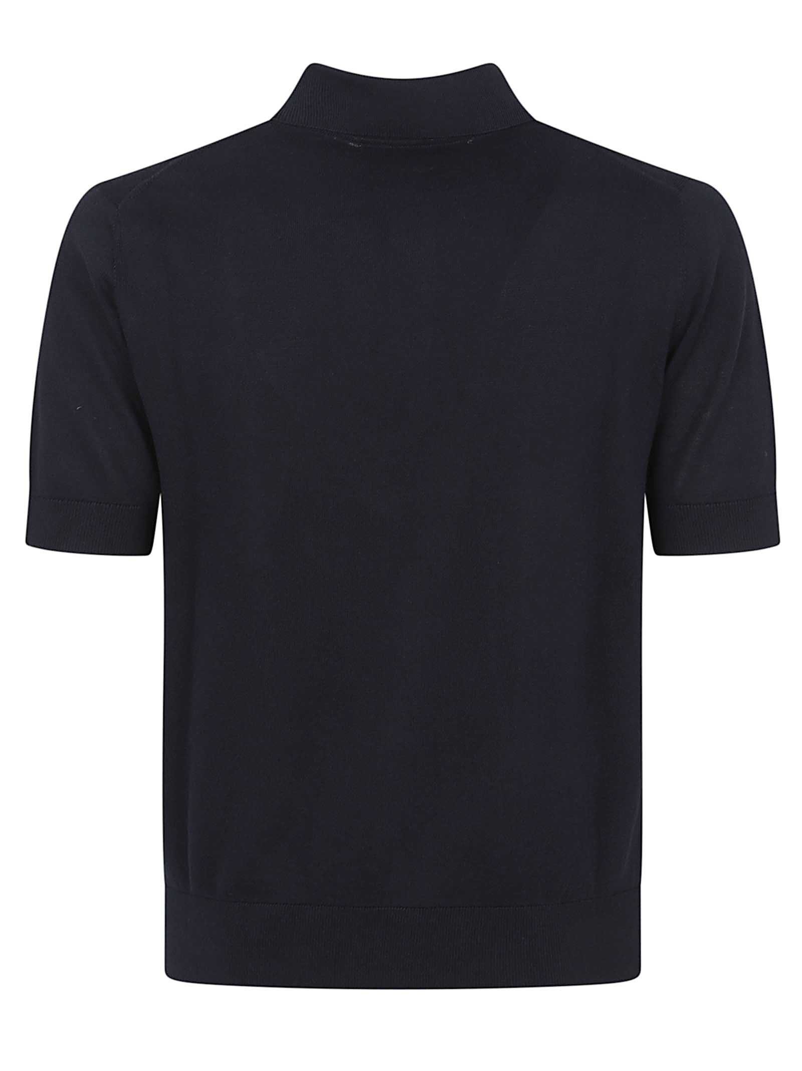 Cotton Polo Shirt With Classic Collar