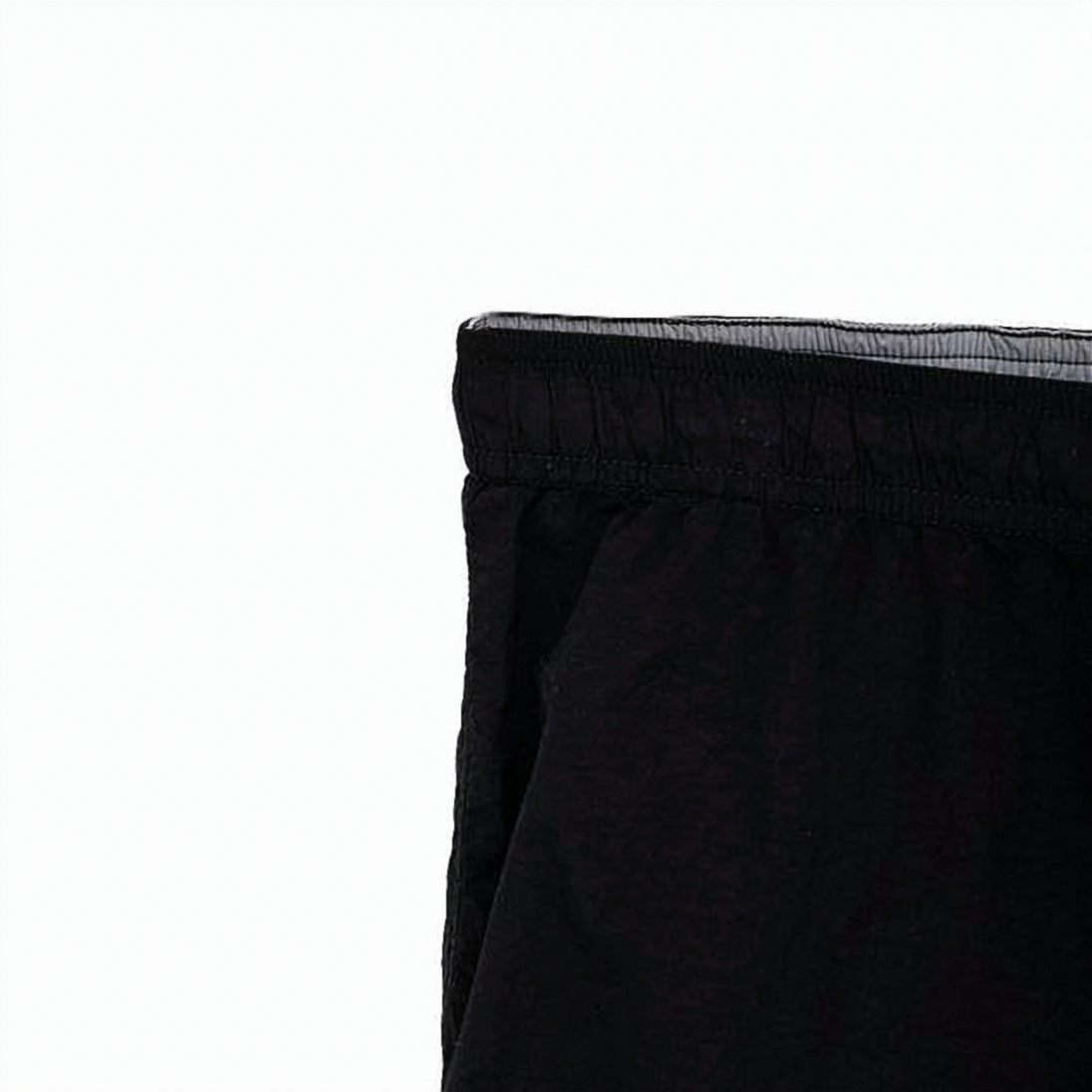 Solid Black Beach Shorts