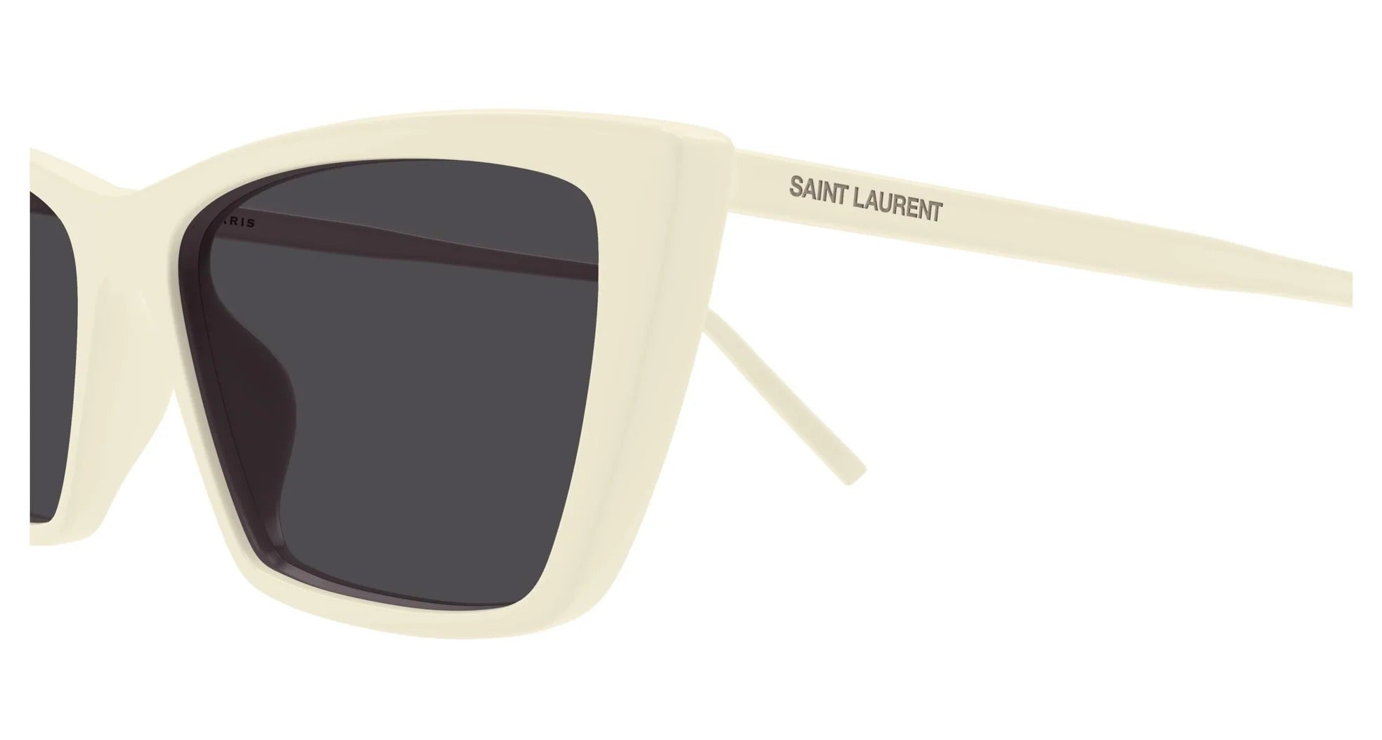 Sunglasses Saint Laurent SL 737 MICA THIN 005 ivory ivory black 54/16/145