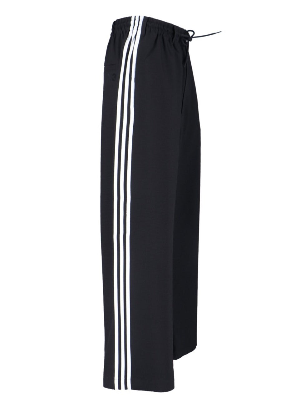 3-Stripes Black Sport Trousers With Iconic Branding