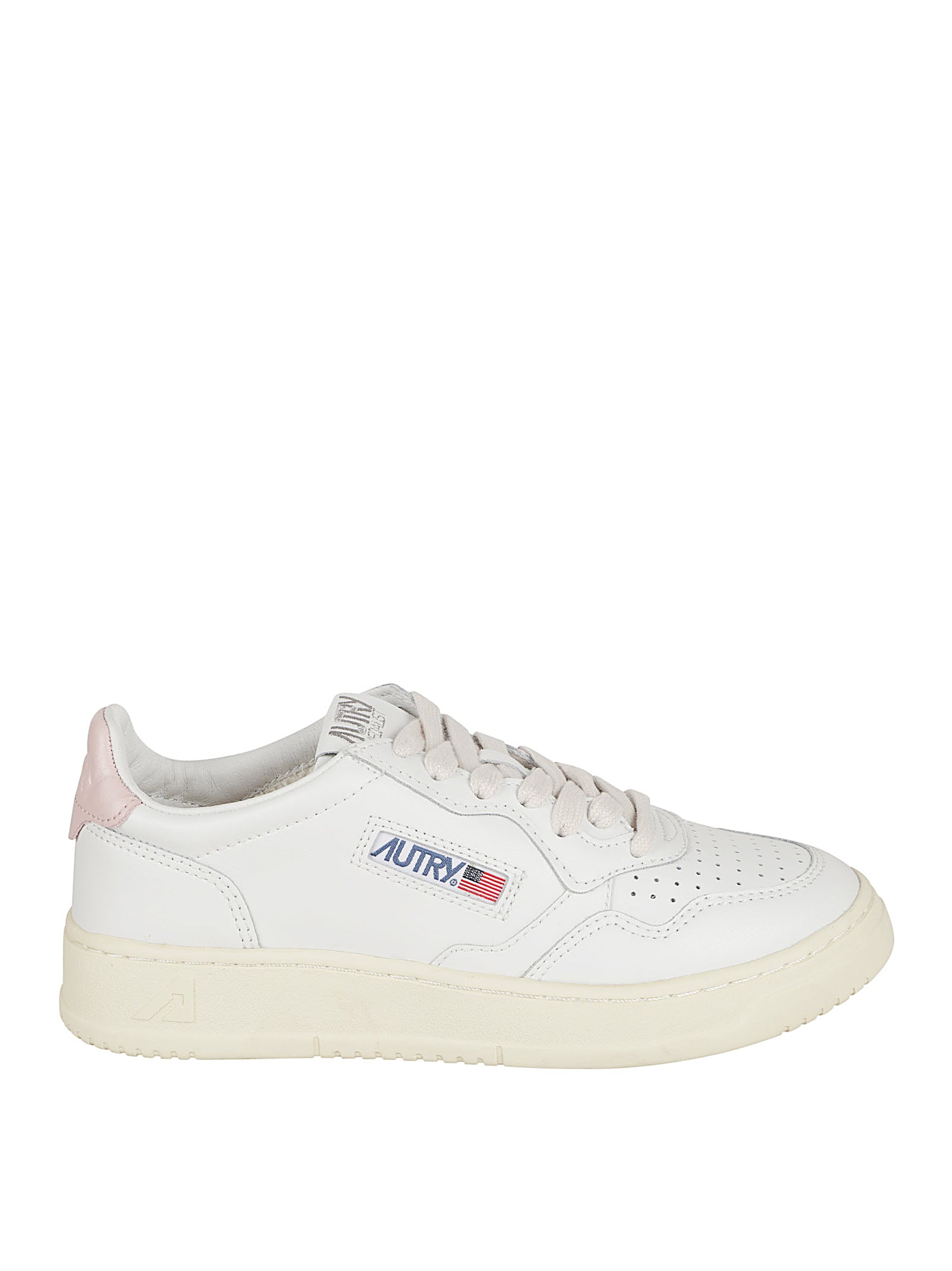 Medalist Low-Top Sneakers with Perforated Detailing and Padded Tongue