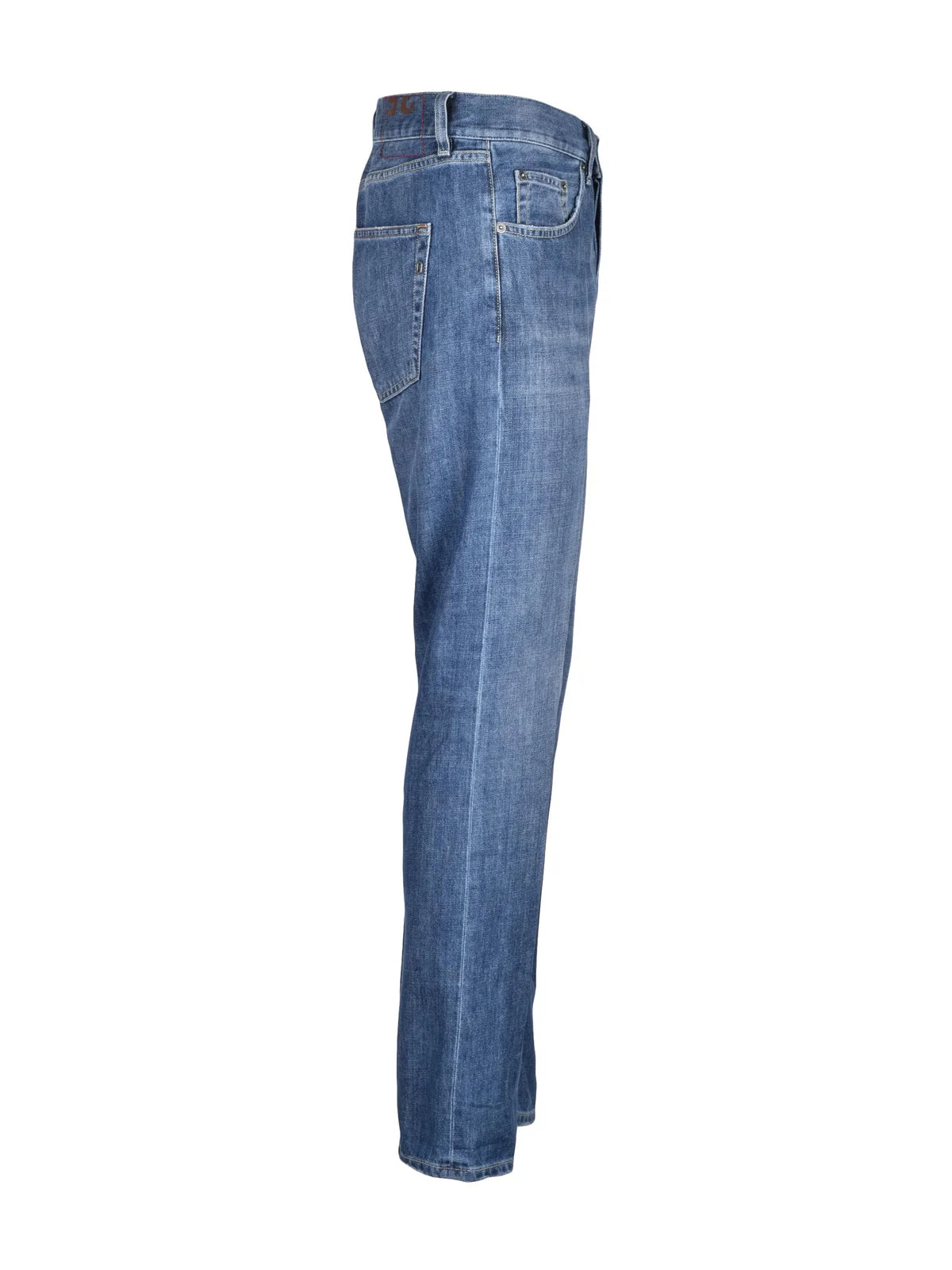 Blue Icon Cotton Jeans