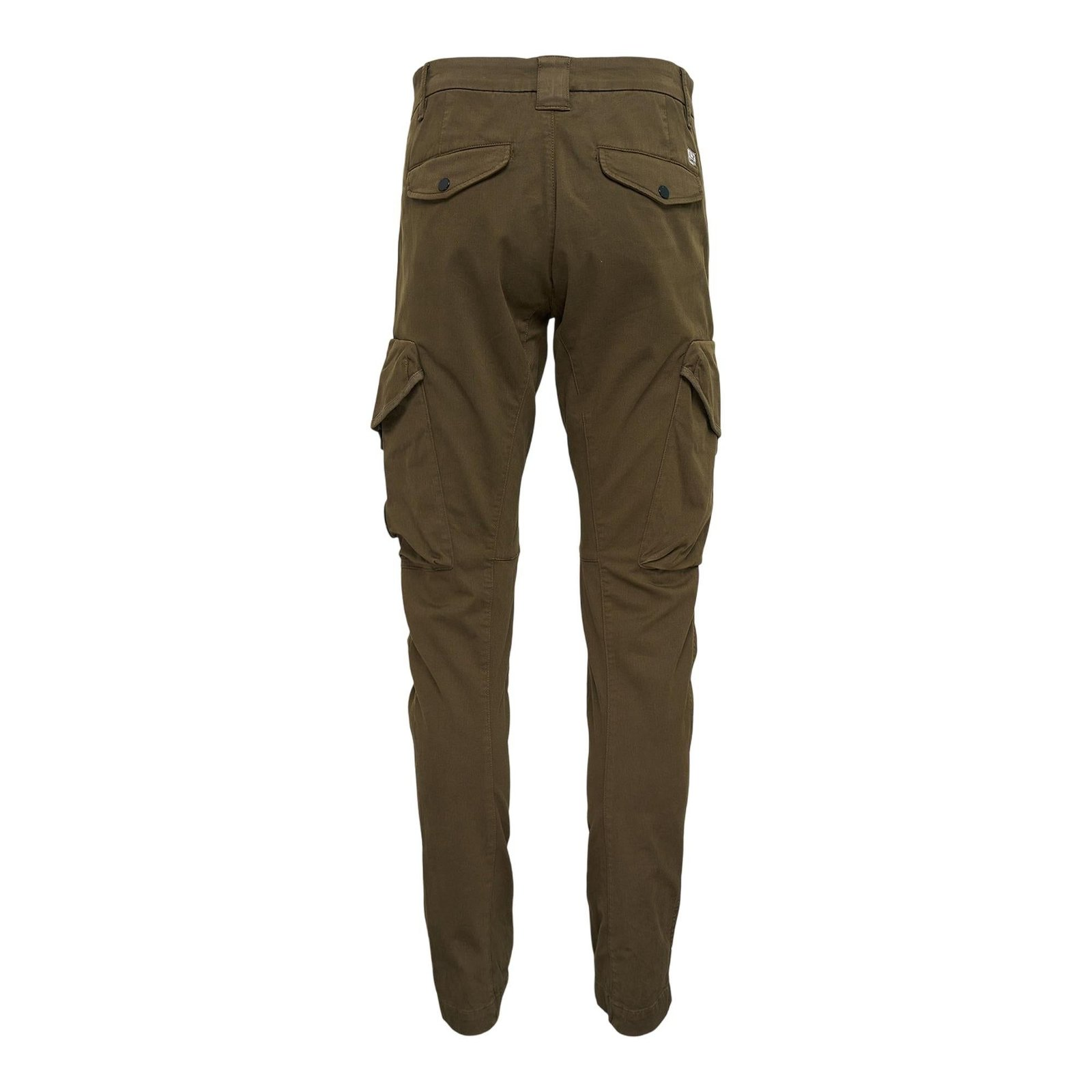 Brown Straight-Fit Casual Pants