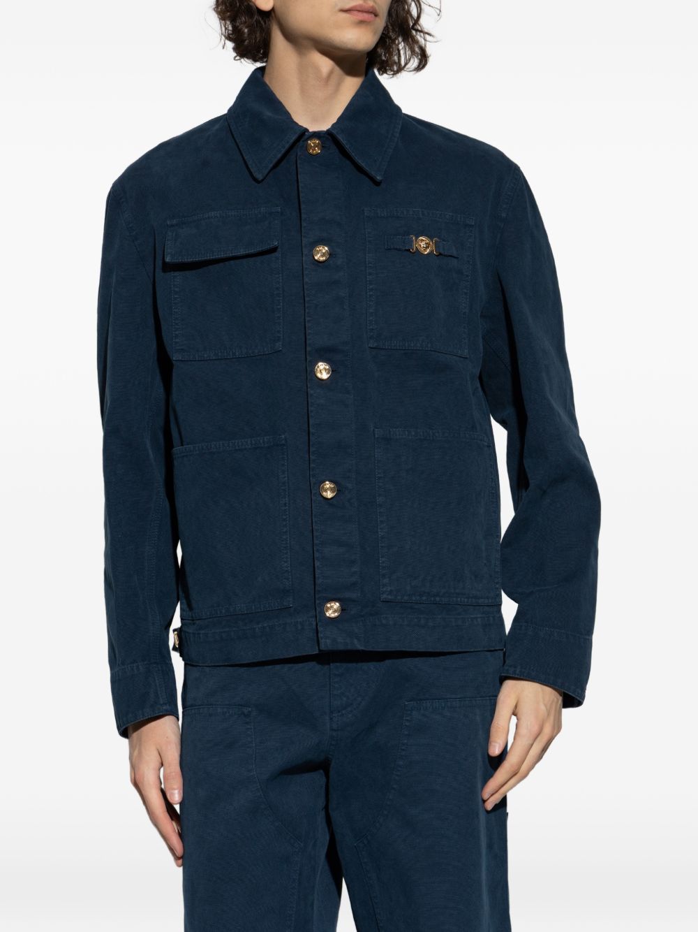 Structured Silk And Nylon Jacket