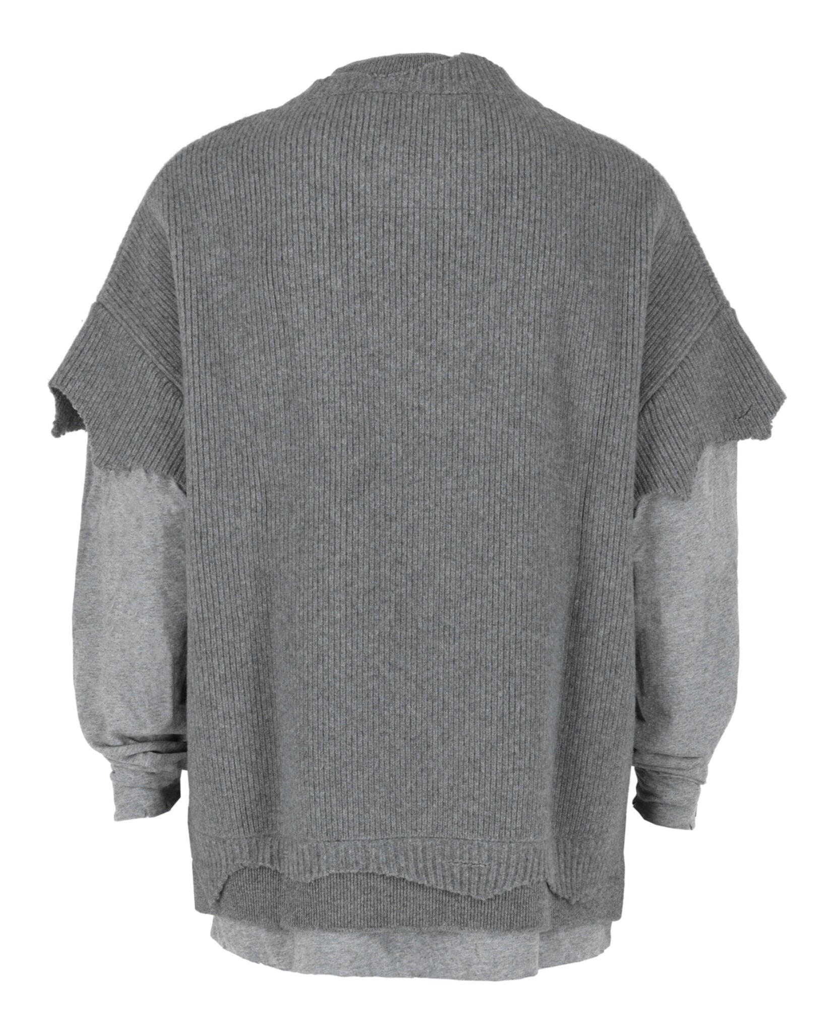 Wool Cut And Layer Sweater
