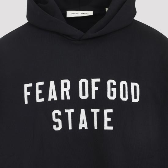 Pullover Fleece Hoodie with Bold Front Print