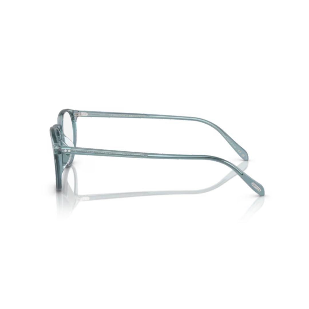 0ov5004 Translucent Acetate Eyeglasses with Minimalist Design