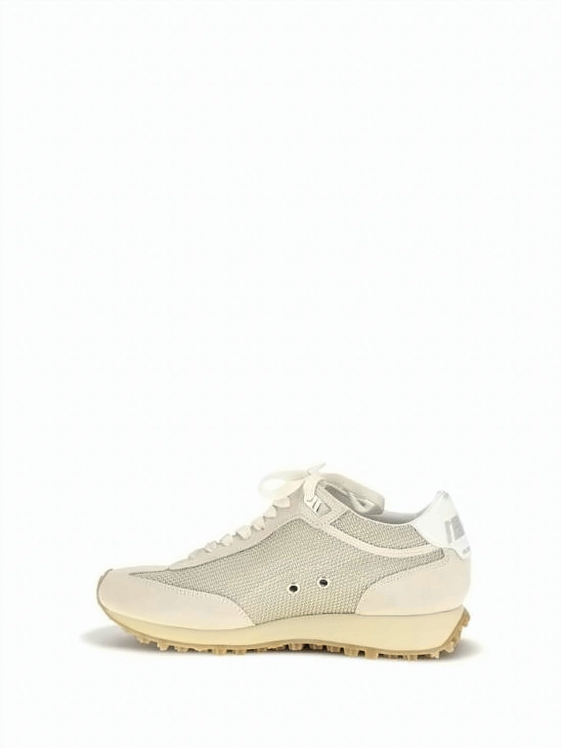 Suede And Mesh Low-Profile Sneakers