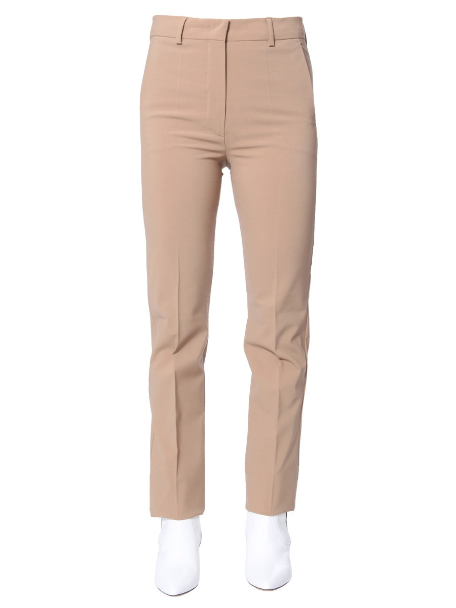 Tailored Straight-Leg Narvel Pants With Polished Finish