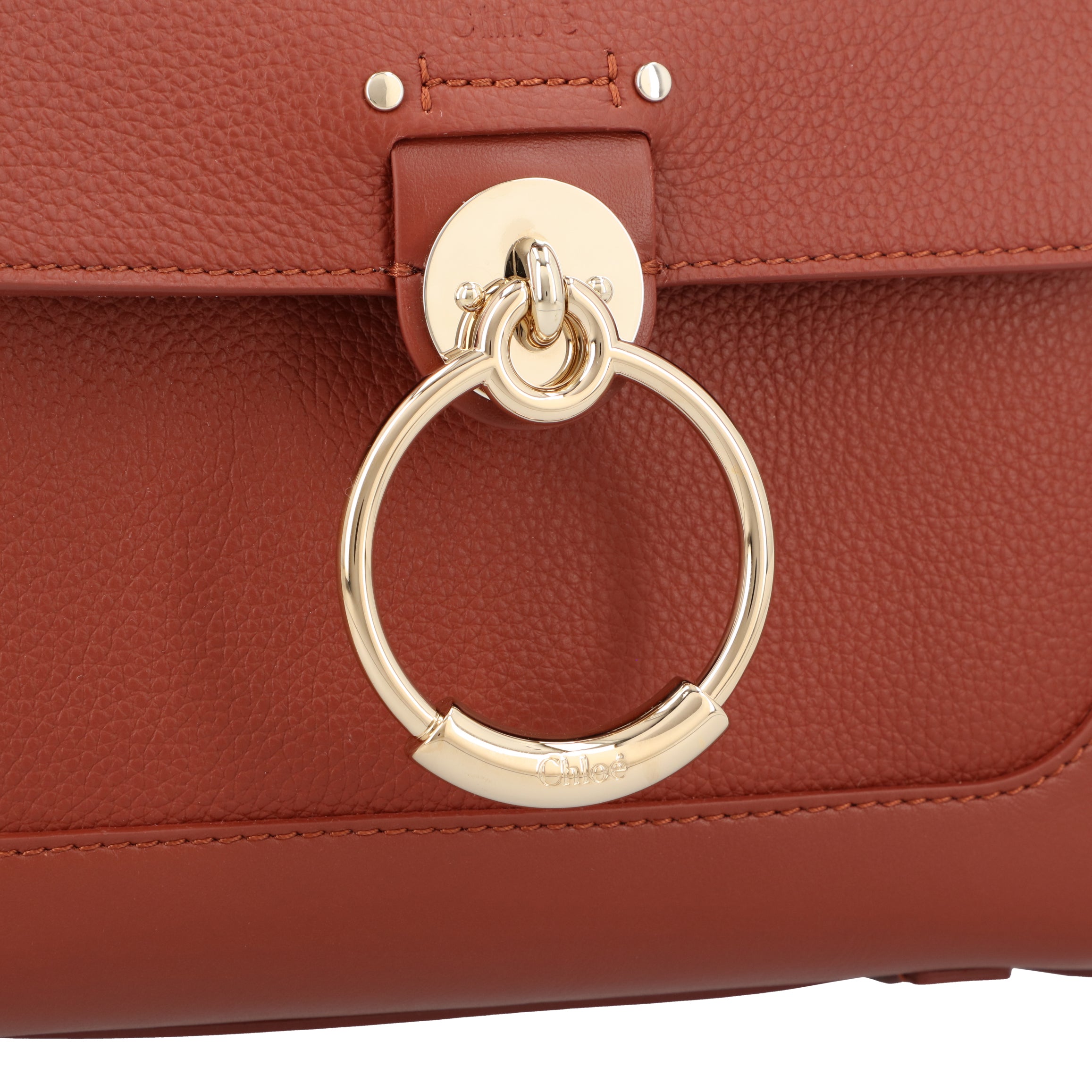 Mini Tess Day Bag In Grained & Soft Leather