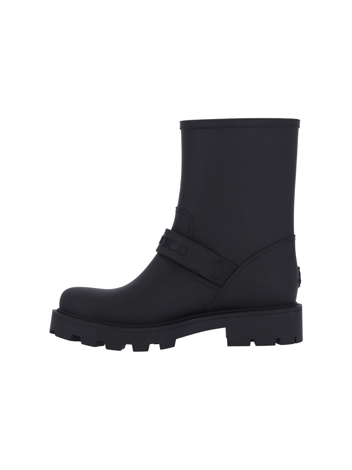 "Biker rain" Ankle Boots Black