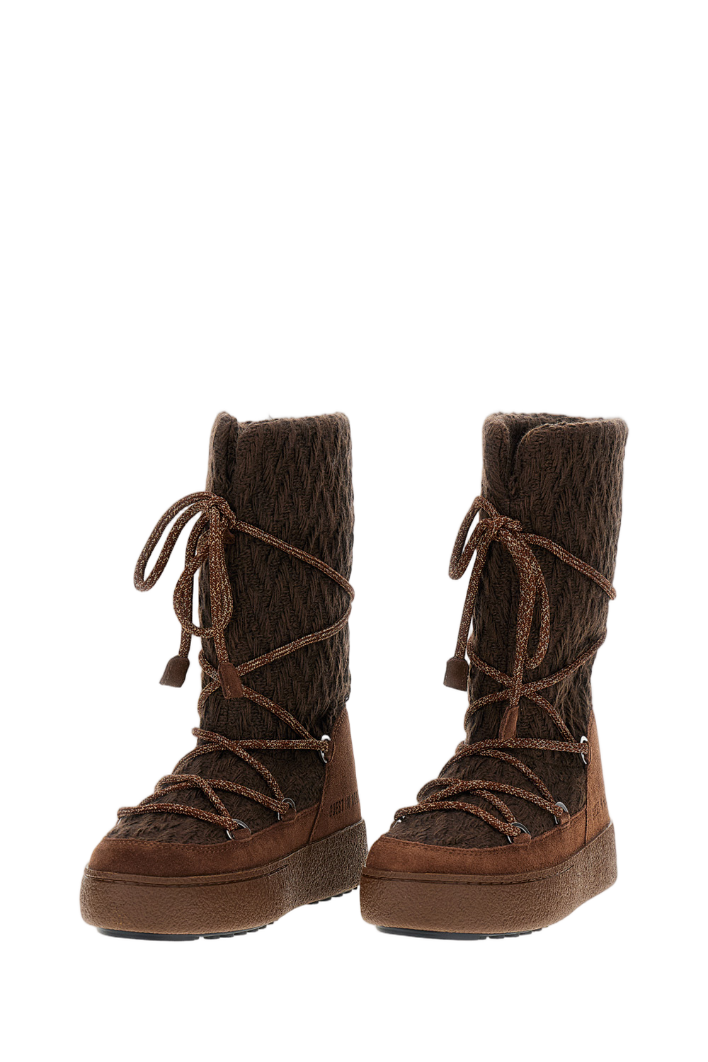 Knitted High-Top Moon Boot
