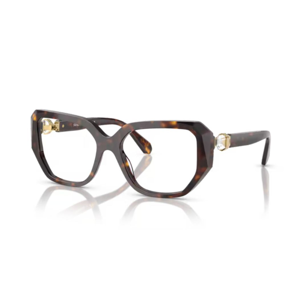 0sk2035 Oversized Square Tortoiseshell Eyeglasses