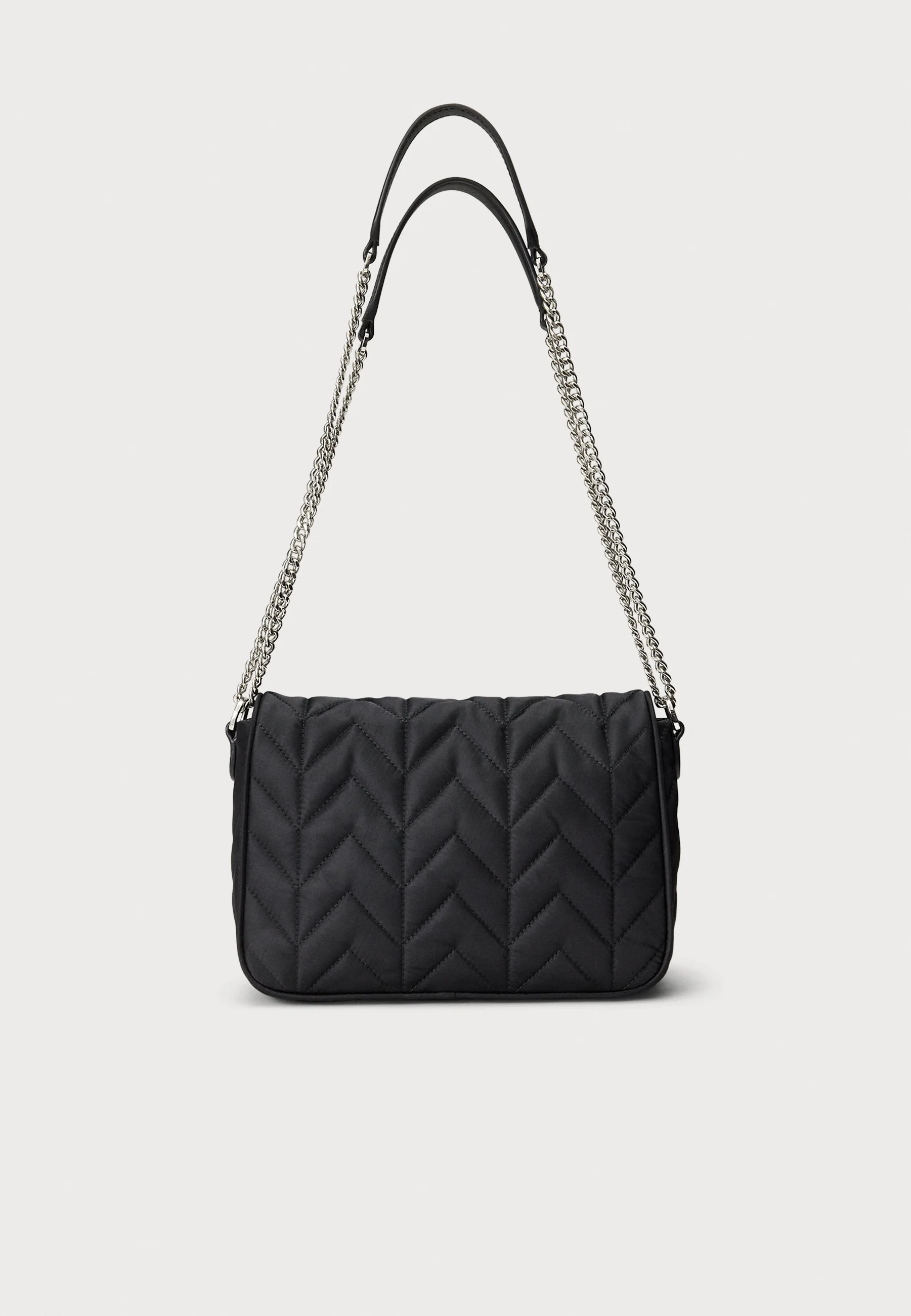 Black Stevie Recycled Messenger Shoulder Bag