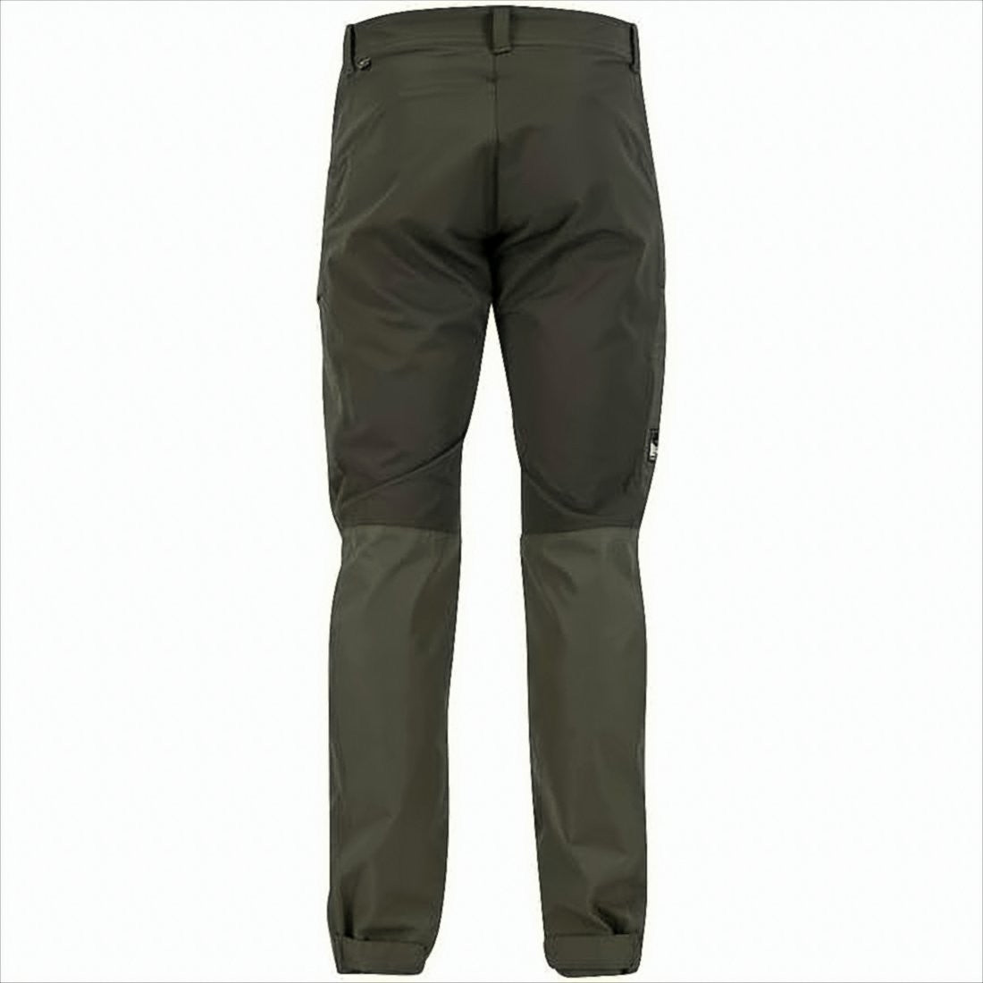 Two-Tone Utility Straight Pants with Reinforced Panels