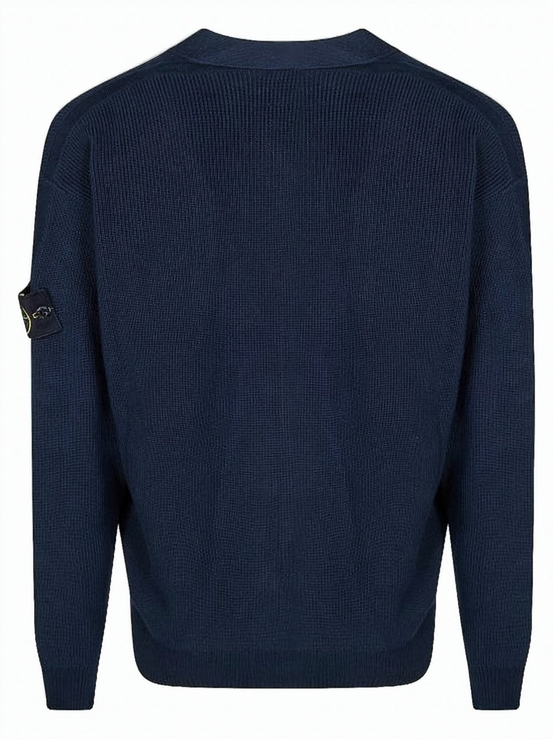 Knitted Cardigan with Deep V-Neck