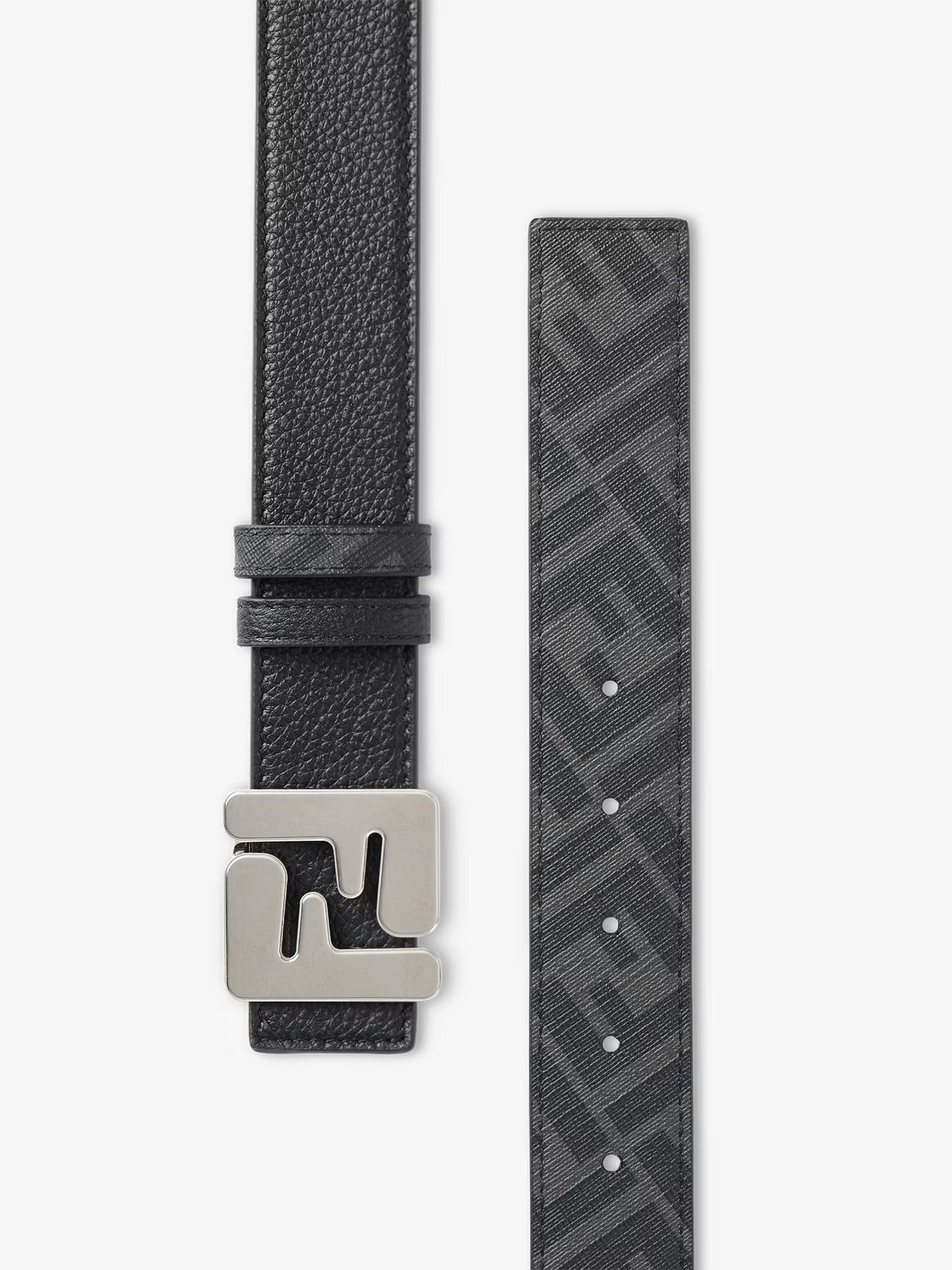 FF Rev Reversible Textured Leather Belt
