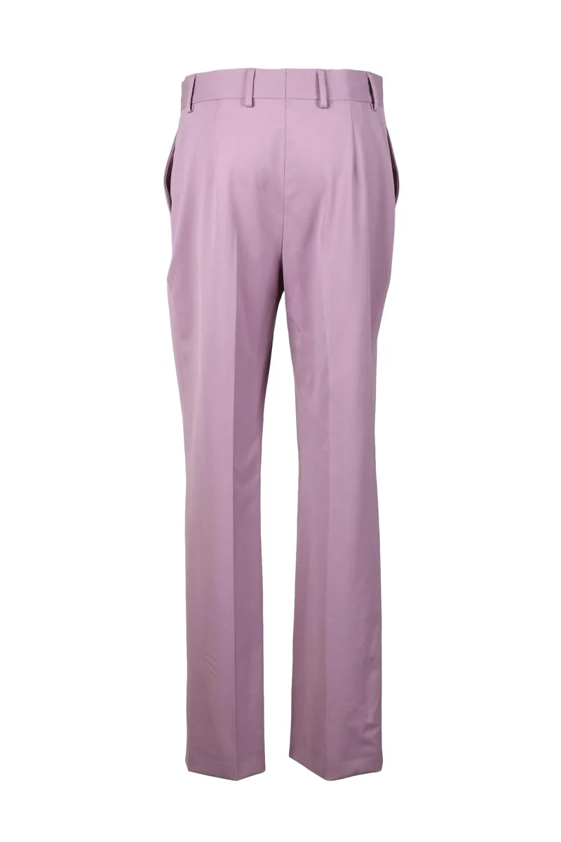 Straight-Leg Trousers in Soft Virgin Wool Blend