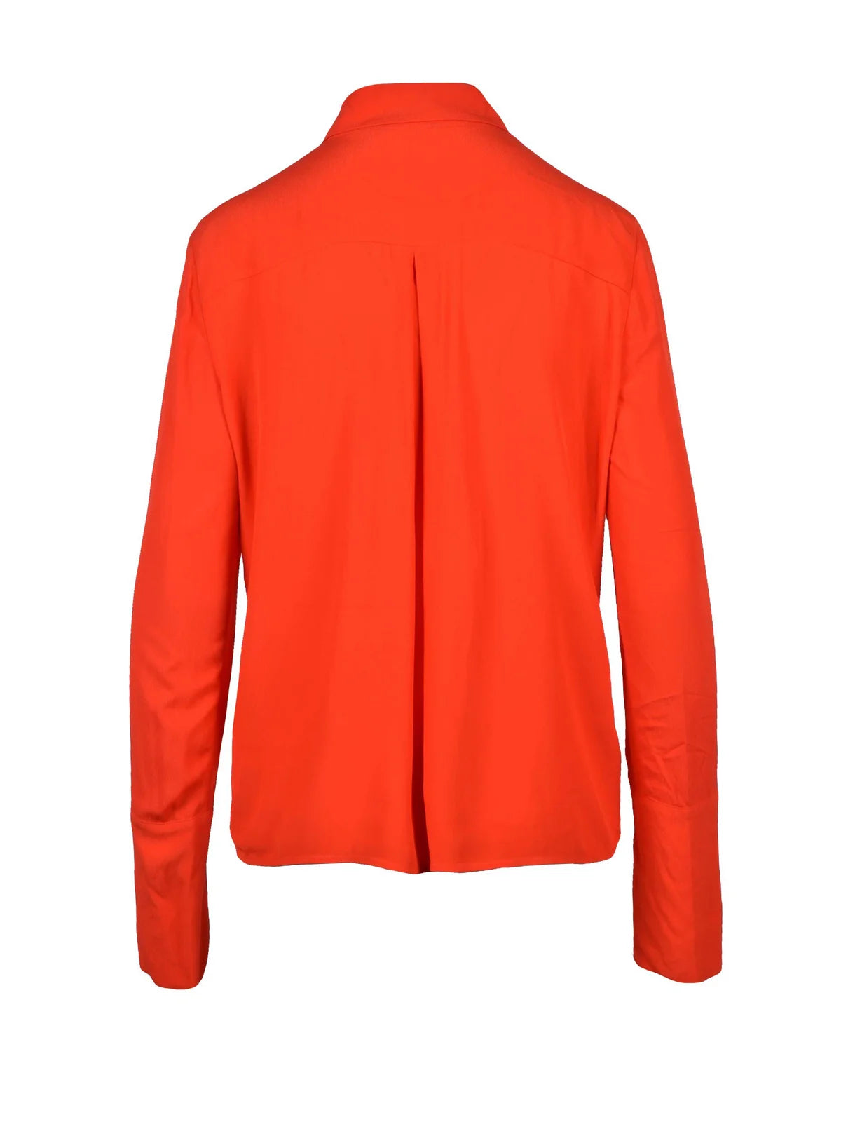 Voile Shirt with Classic Collar and Buttoned Cuffs